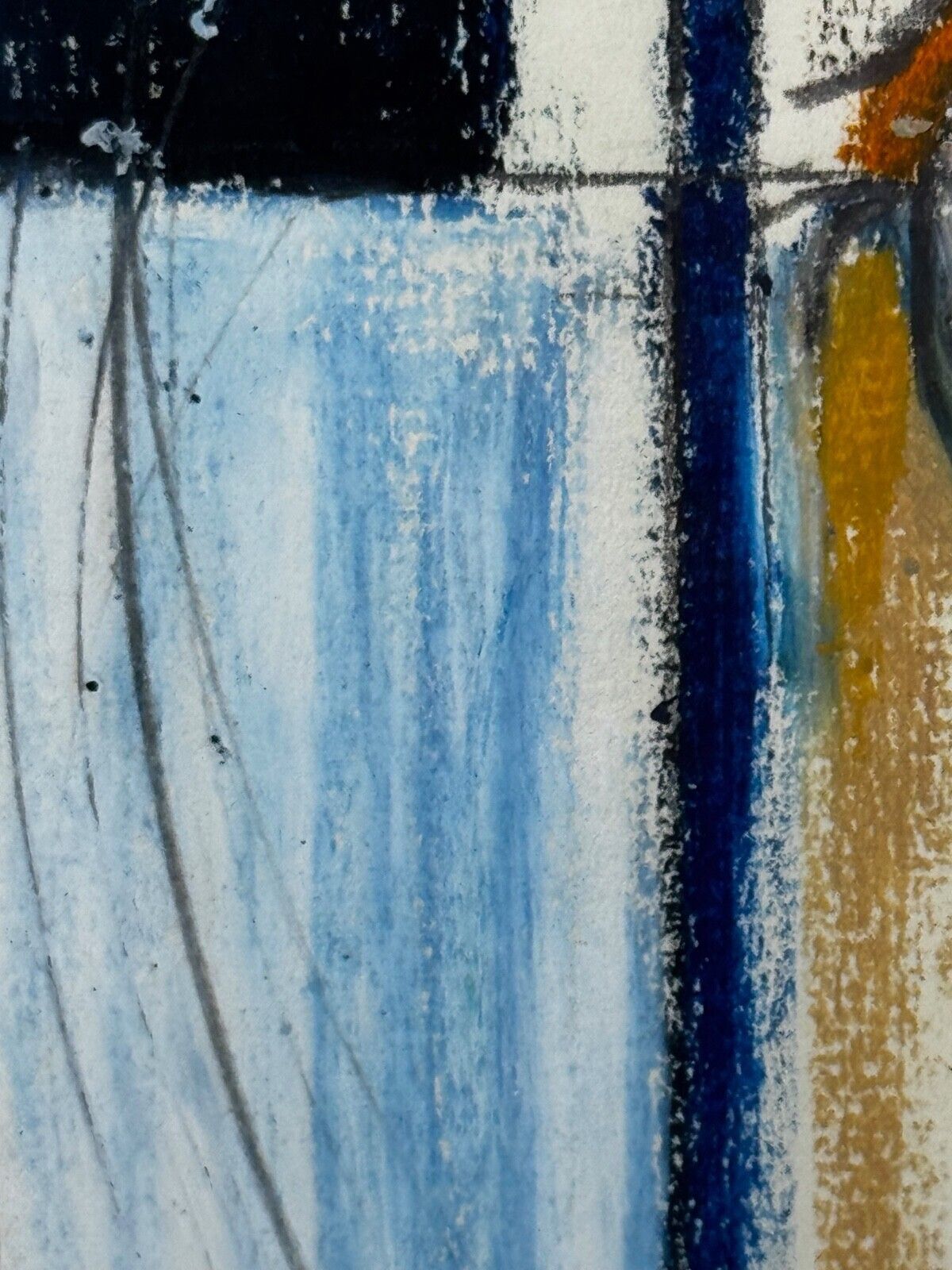 Mid-Century Abstract Painting Form In Motion Masterpiece By Adrian Heath C1965 Framed photo vintage