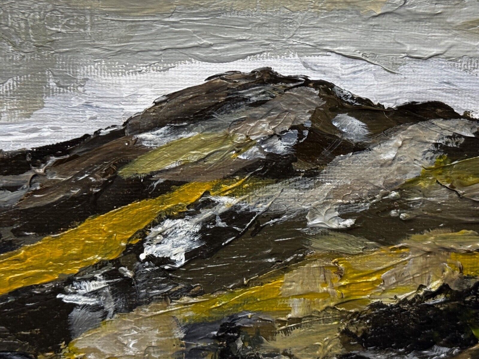 photo vinterior Masterpiece 🎨 Cottages, Carneddau Mountains Snowdonia After Kyffin Williams