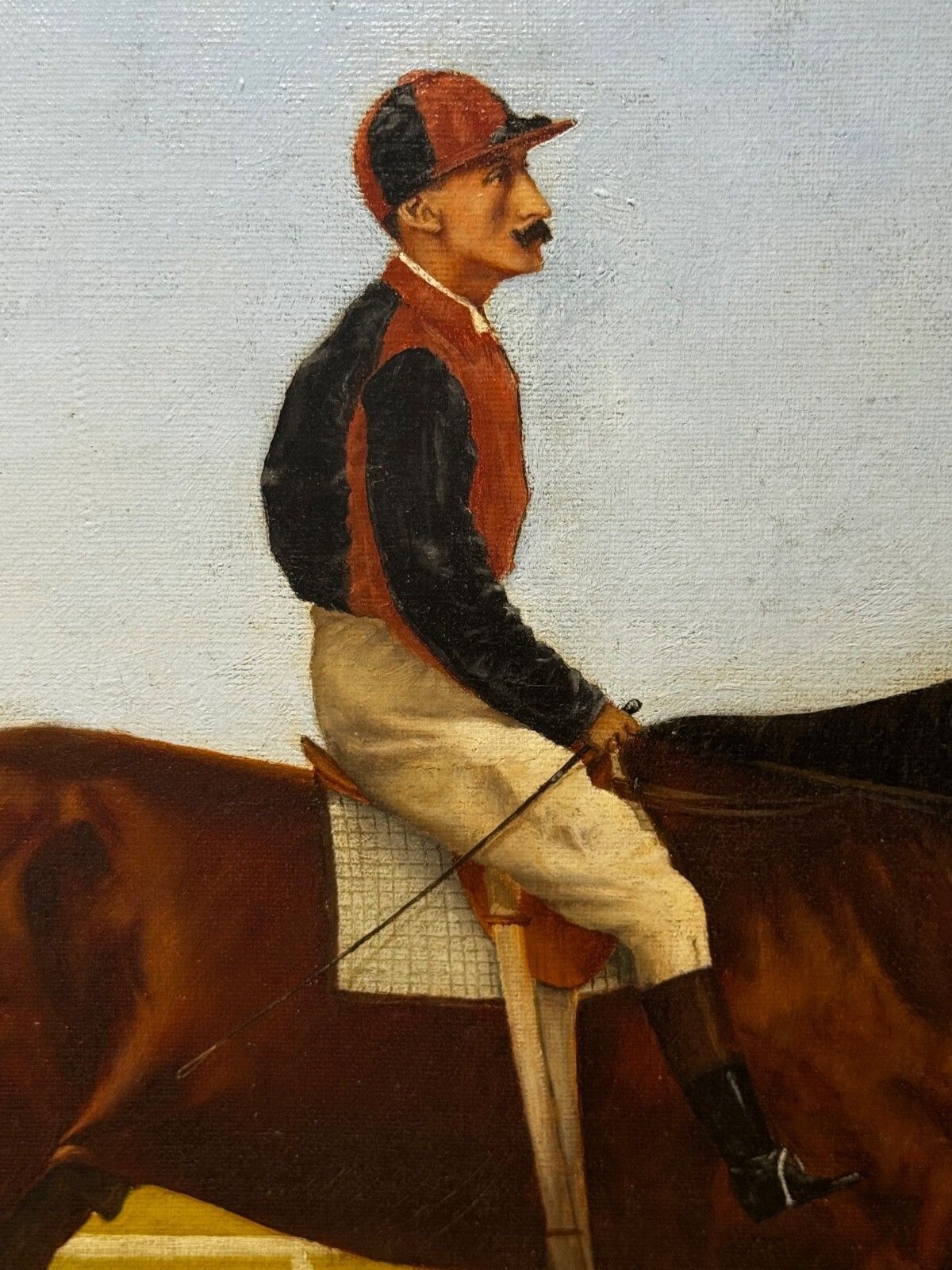 photo buy 19th Century Equestrian Oil Painting Master Walter Winner Governor’s Cup Colombo Races The Manner Harry Hall