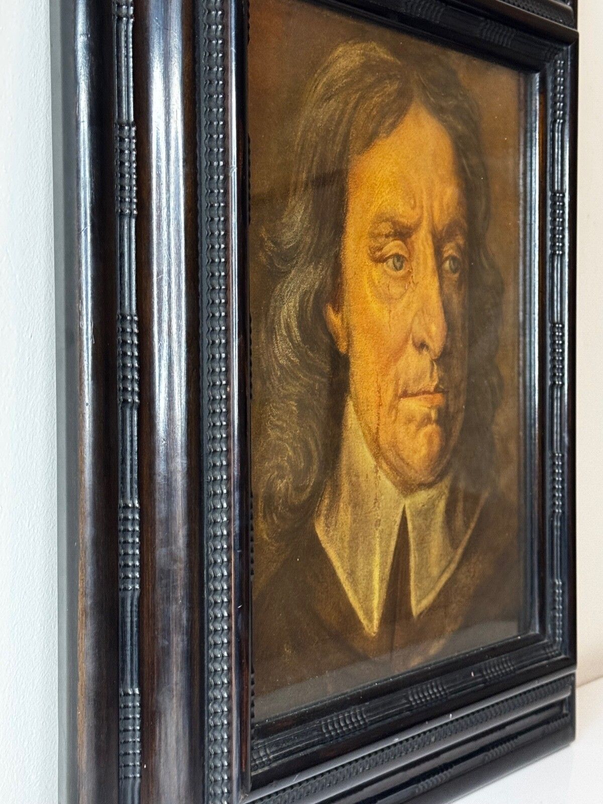 Historical Portrait Lord Protector Of England Puritan Oliver Cromwell Framed photo 1500.0