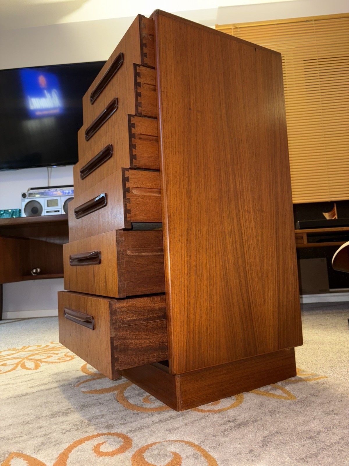 photo buy Mid Century G Plan Fresco Teak Chest Of Drawers Danish Style  Retro Mcm