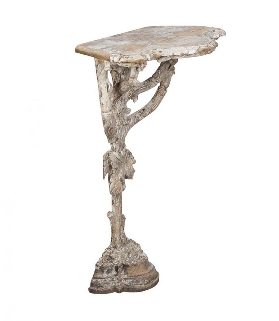 19th Century French Console Table In Carved Wood Branch Design photo furniture