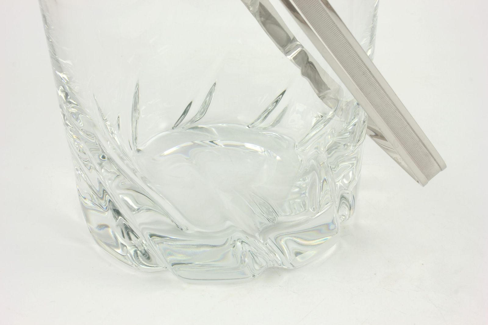Vintage Daum Crystal Glass Wine Cooler. Heavy French Champagne Bucket. photo Home Decor