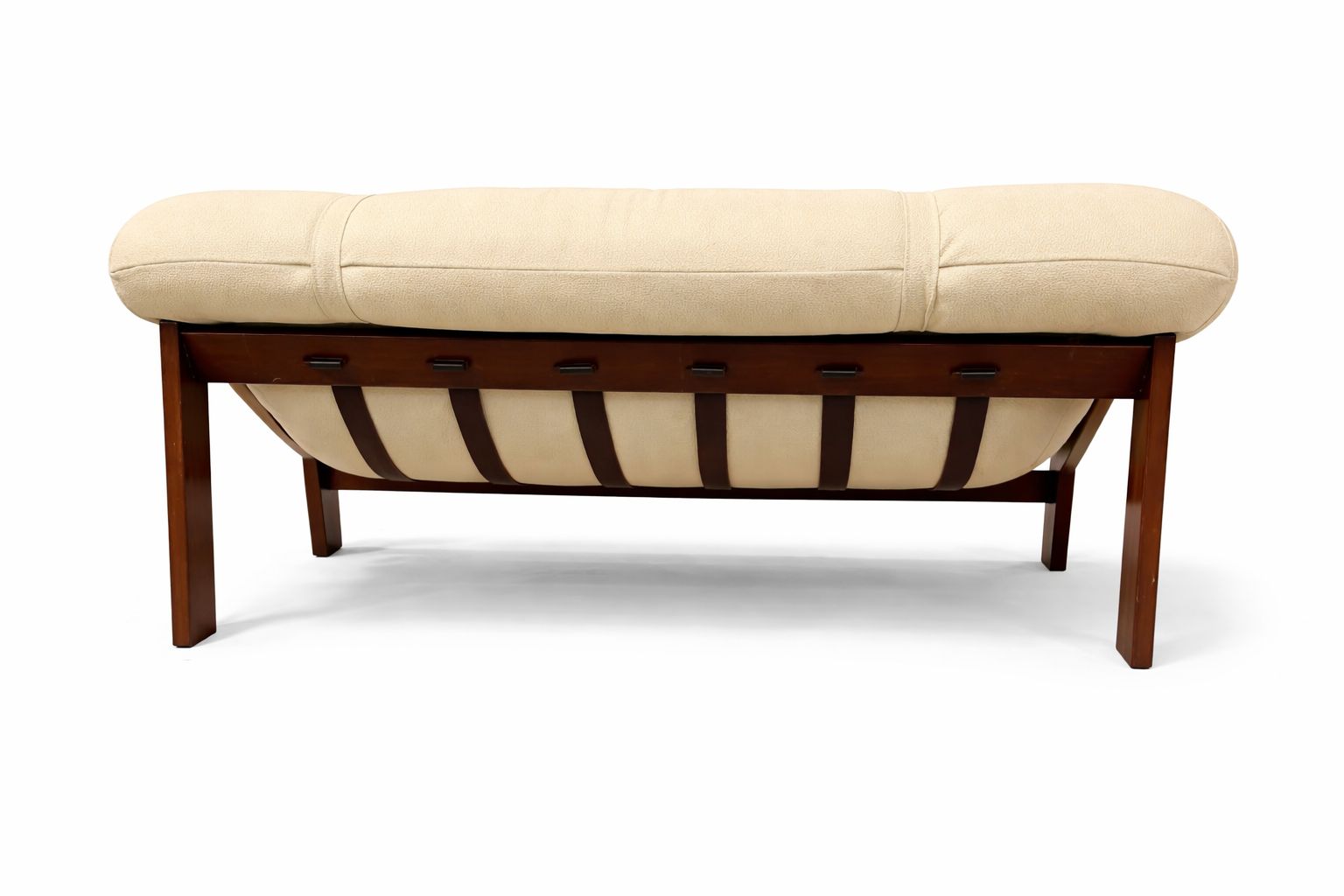 Móveis Corazza 2 Seater Sofa From The 1970s, With A Solid Jatoba Wood Frame And One Piece Leather Removable Seat And Headrest As Percival Lafer photo 2900.0