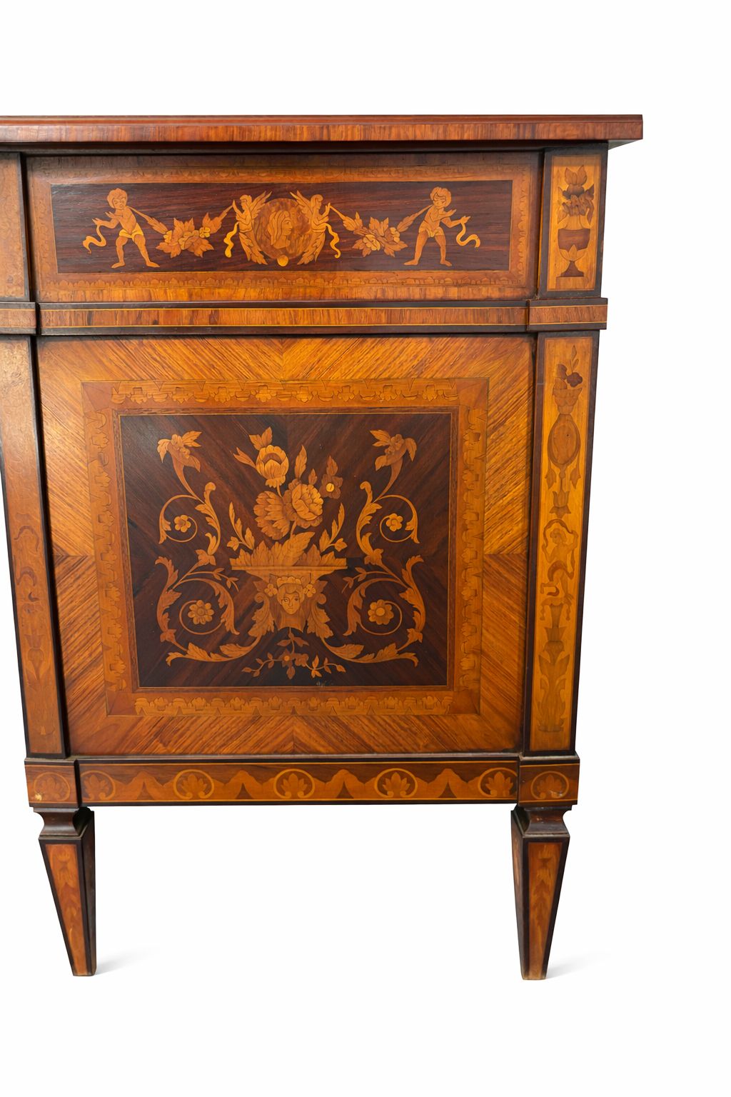 Italian Louis XVI Style Inlaid Chest Of Drawers By Guiseppe Maggiolini – Speciality photo Furniture