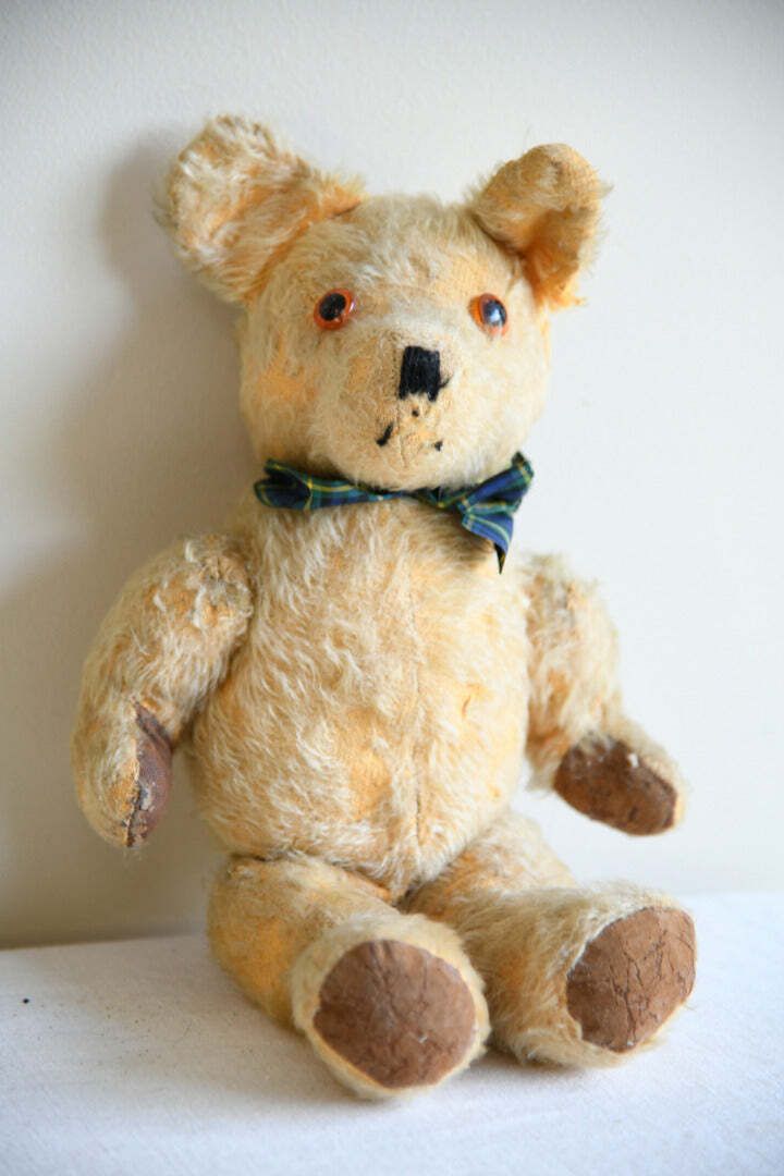 Vintage Mohair Teddy Bear, Mid 20th Century