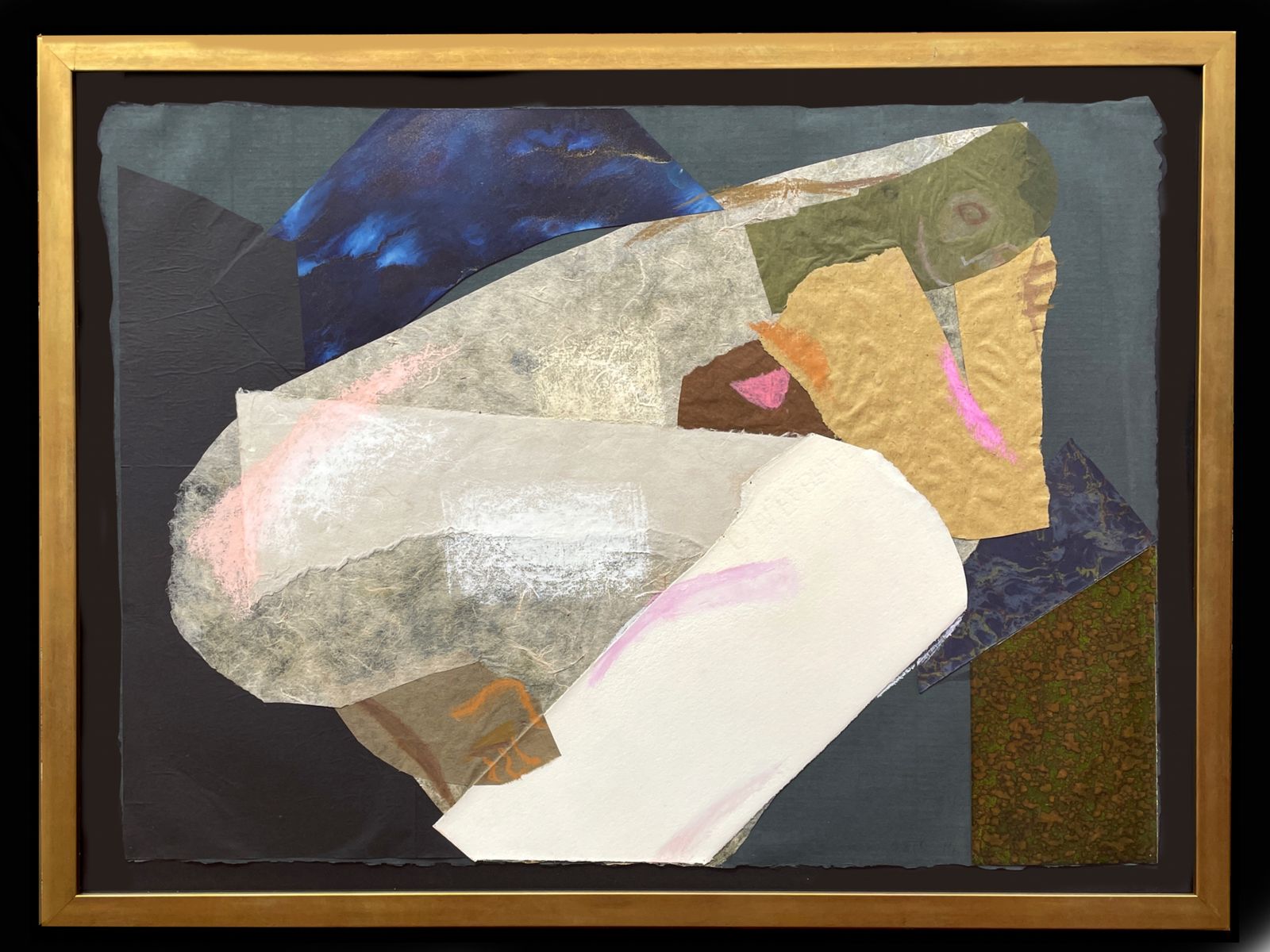 Mixed Media Collage Of A Nude, Yasmin Brandolini D'adda, (1929 2012) photo furniture