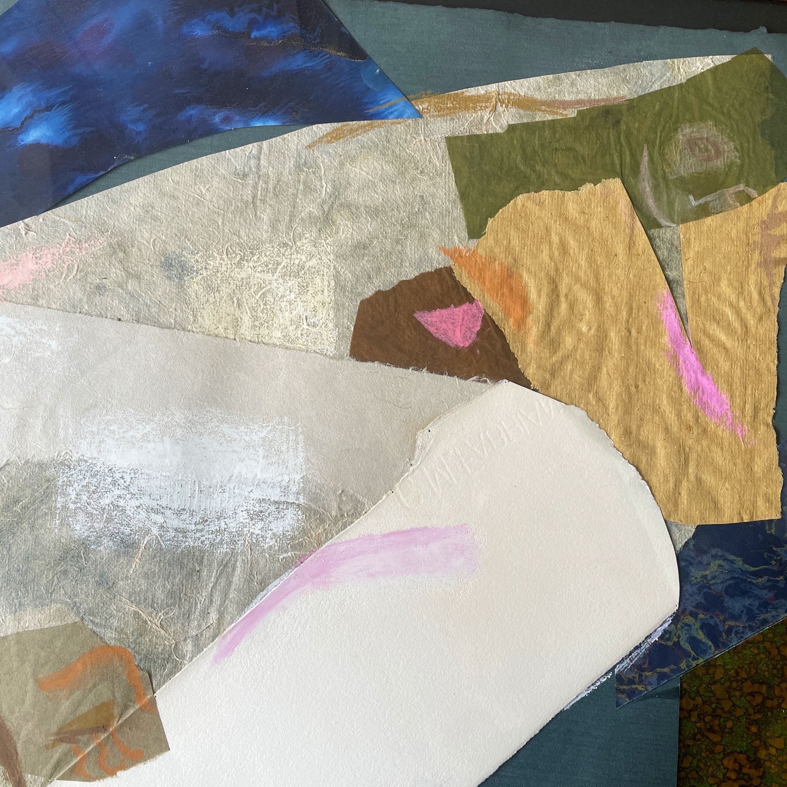 Mixed Media Collage Of A Nude, Yasmin Brandolini D'adda, (1929 2012) photo for sale