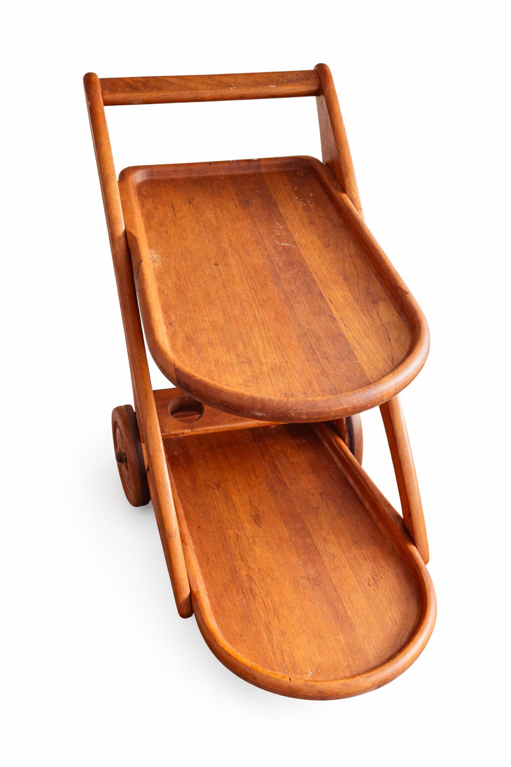 Danish Teak Party Cart / Bar Cart — Kjeni Merløse, 1970s photo furniture