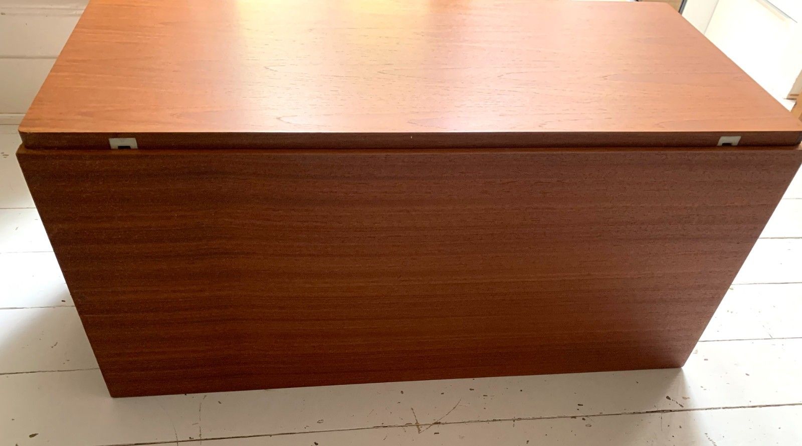 photo furniture Mid Century Teak Beaver & Tapley 33 Floating Bureau / Desk / Cabinet