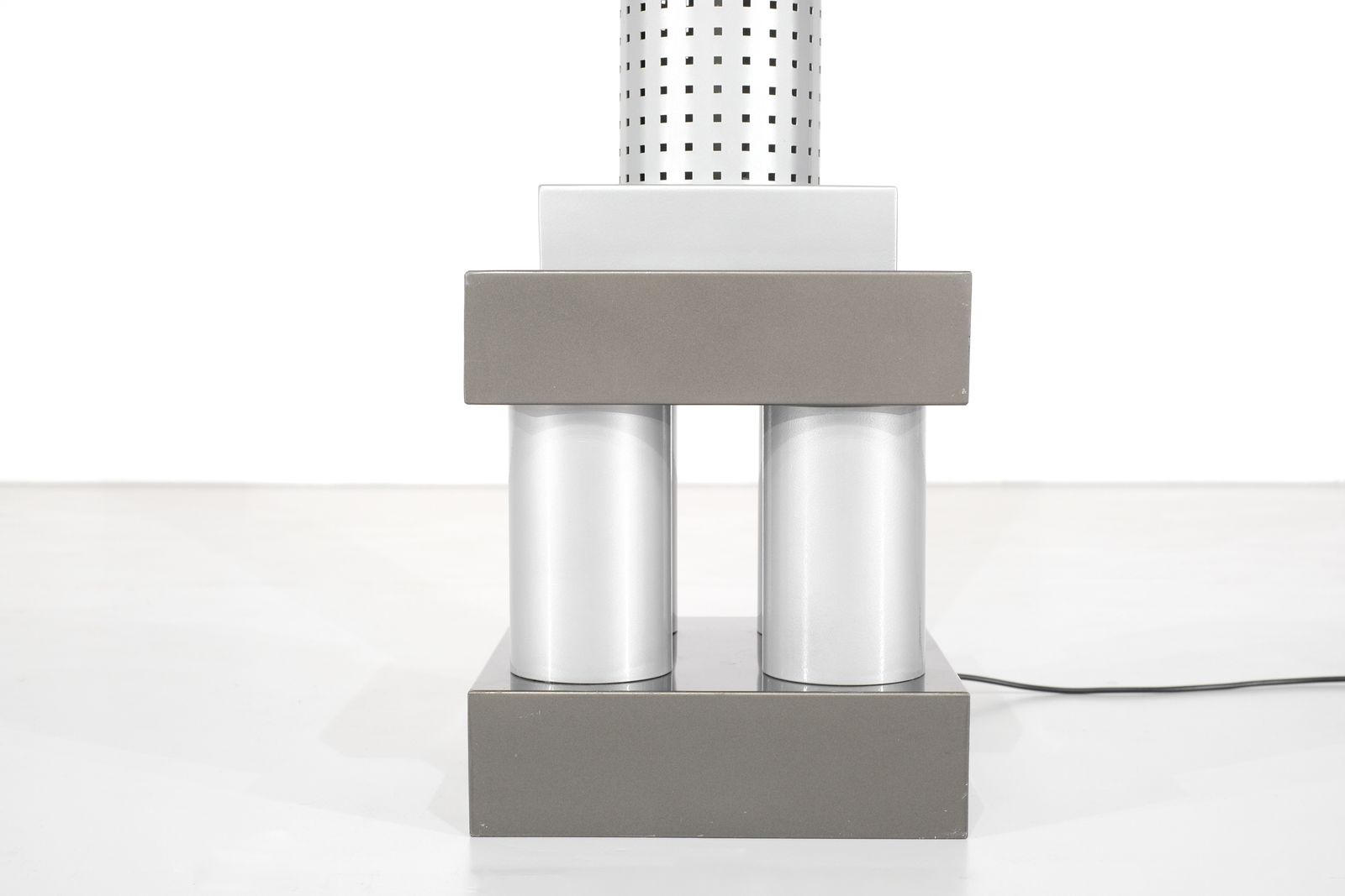 4349.96 Floor Lamp “ Chicago Tribune ” By Matteo Thun For Bieffeplast, Italy 1985. photo