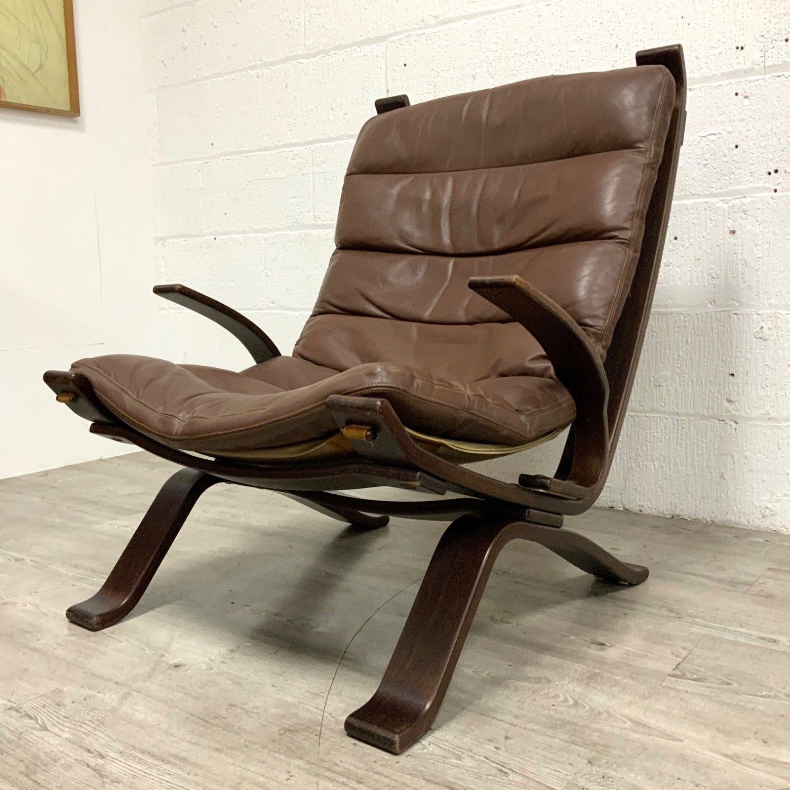 Vintage Danish “Focus” Sling Lounge Chair  By H W Klein For Bramin Mobler 1970s photo Furniture