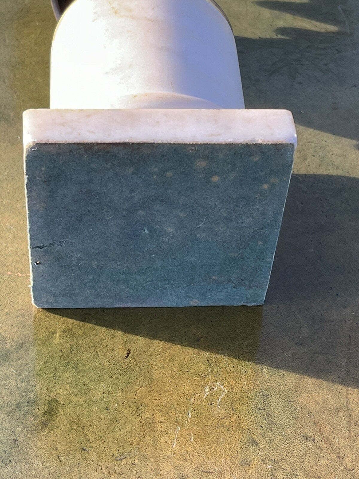 photo furniture Bronze Bust Of A French Woman On A White Marble Column