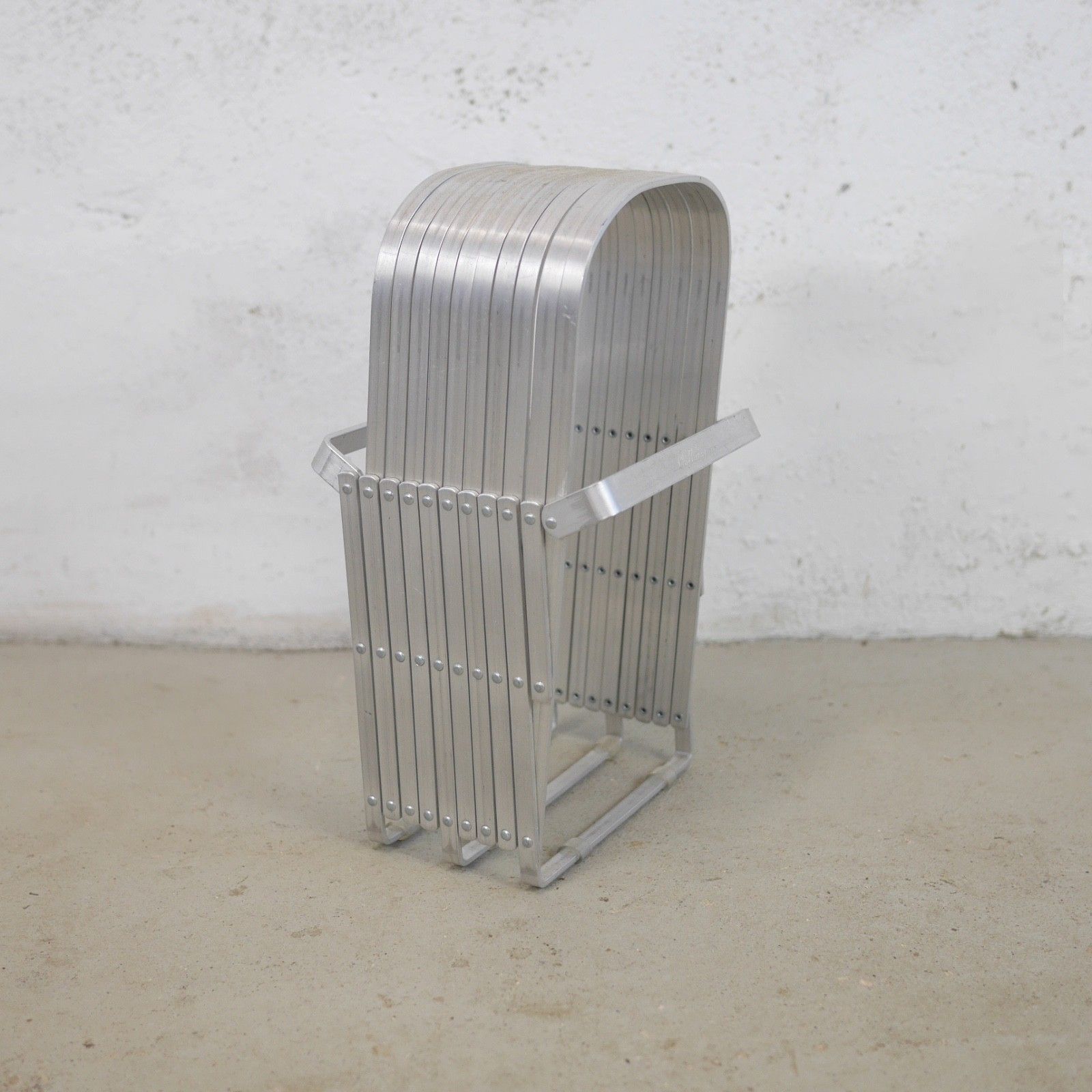 Home Decor Accordion "Harmonica" Aluminium Magazine Rack Merci Paris #103172 photo