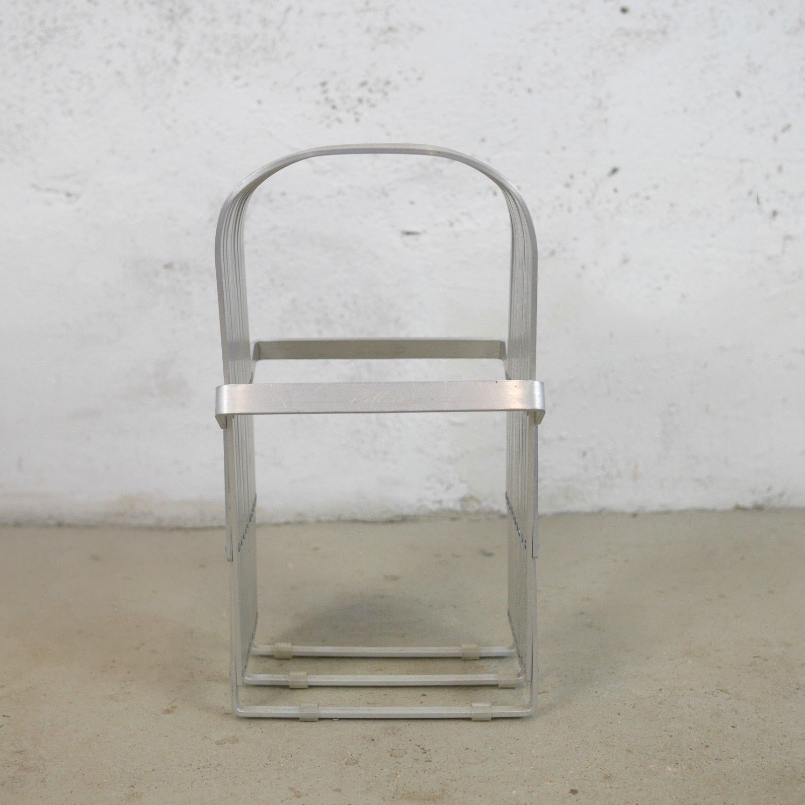 65.0 Accordion "Harmonica" Aluminium Magazine Rack Merci Paris #103172 photo