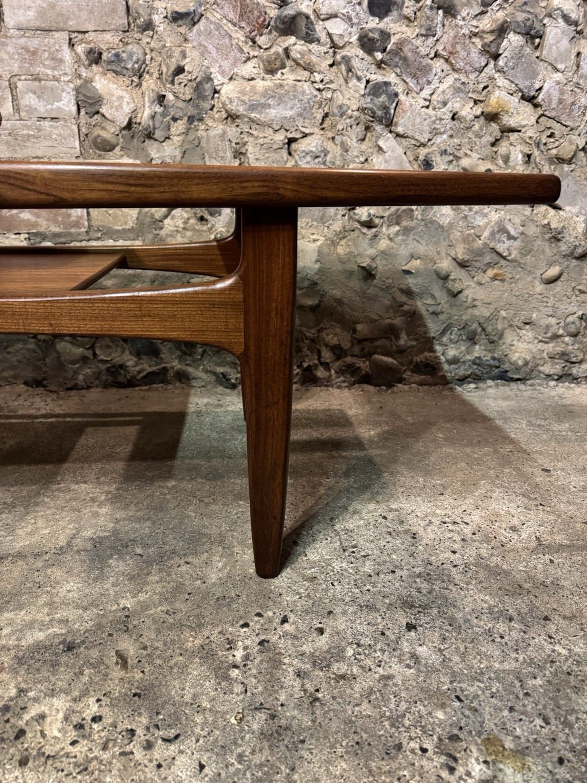 Vintage G Plan  Teak & Glass Fresco Long John Surfboard Coffee Table Mcm photo 345.0