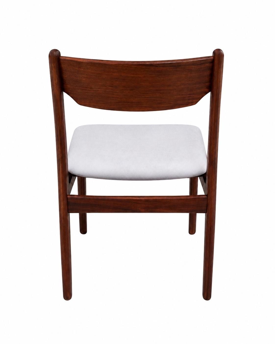 Erik Buch Teak Dining Chair Set From The 1960s Completely Renovated photo 1100.0