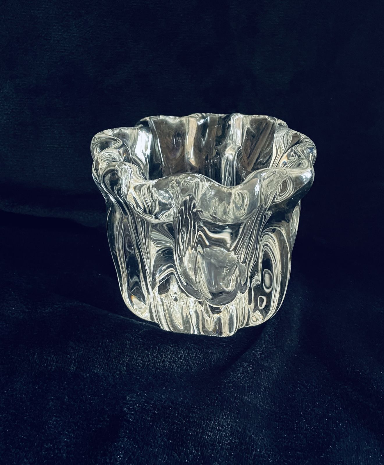 Vintage Finnish Studio Glass Vase By Tapio Wirkhala photo for sale