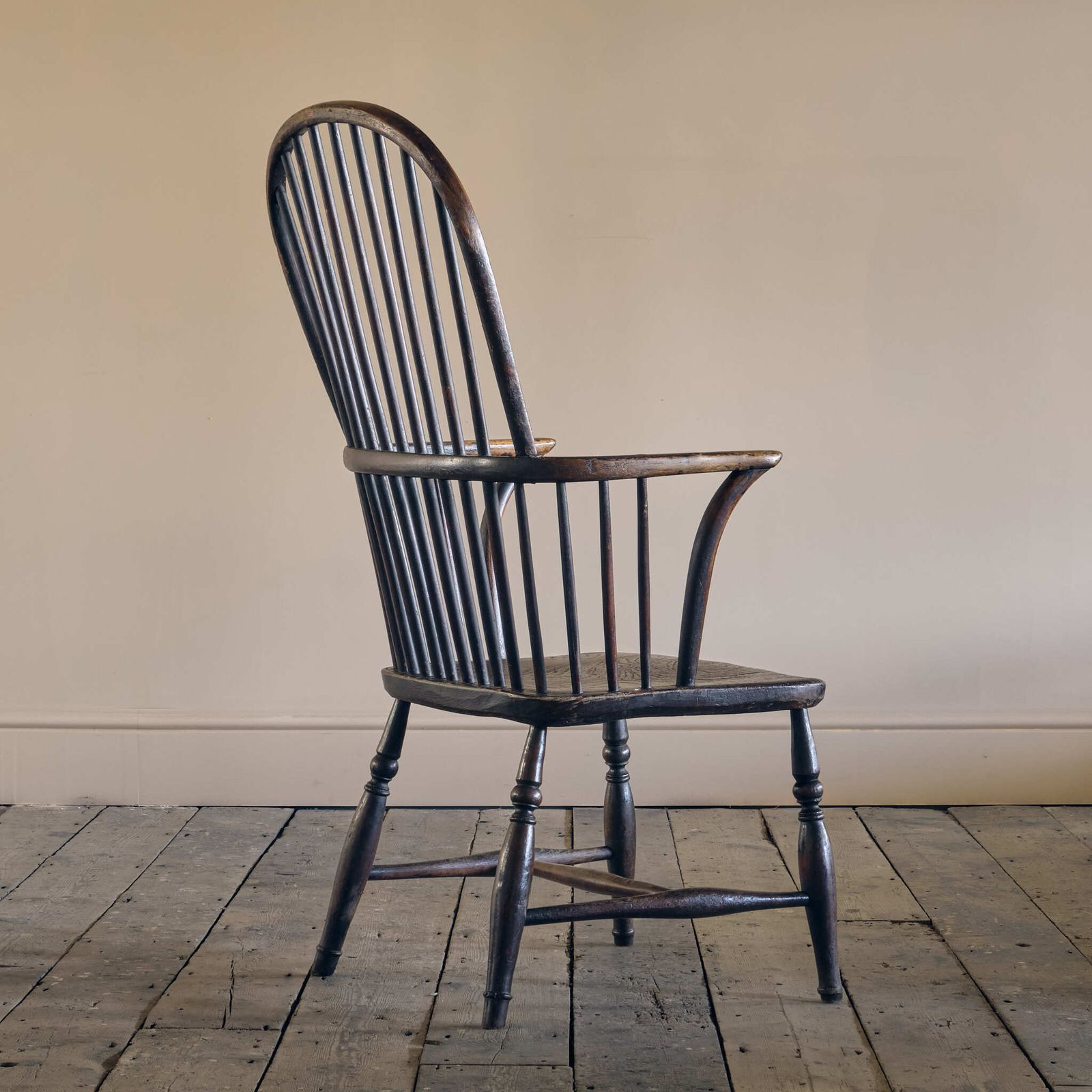 Early 19th Century Hoop Back Windsor Chair photo furniture