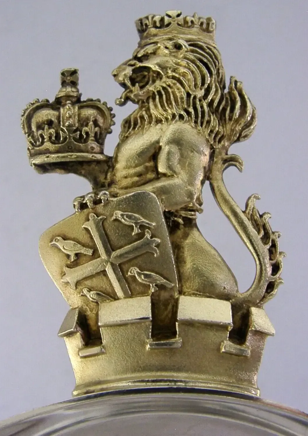 Porringer Aurum en argent sterling anglais, Westminster Abbey, 1977, 263 g photo for sale