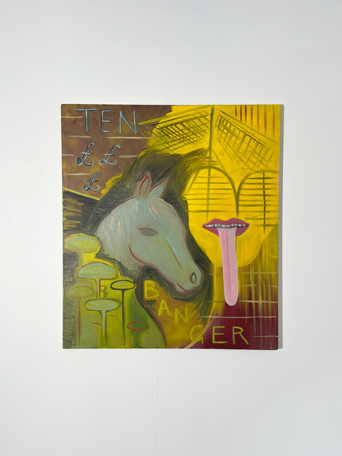 Contemporary Figurative Oil Painting ‘Ten £ Banger’ By Steven E Robertson, Scotland, 2025 photo for sale