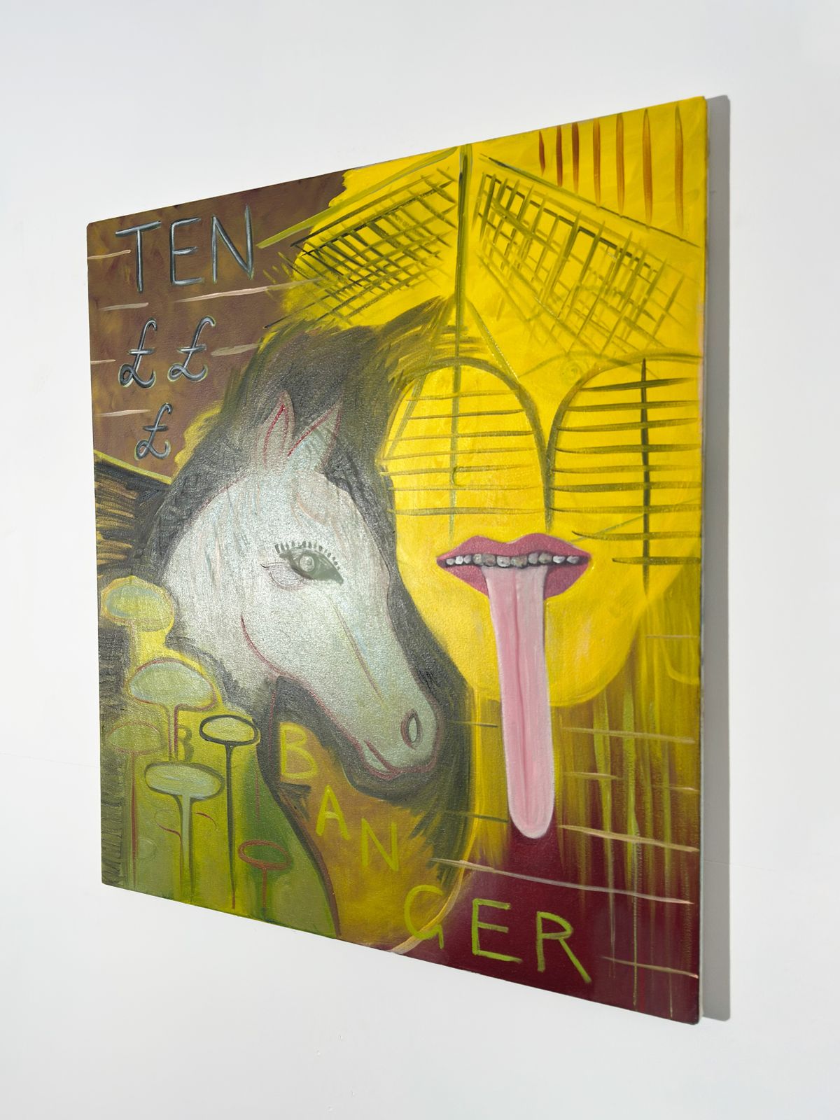 Contemporary Figurative Oil Painting ‘Ten £ Banger’ By Steven E Robertson, Scotland, 2025 photo 1500.0