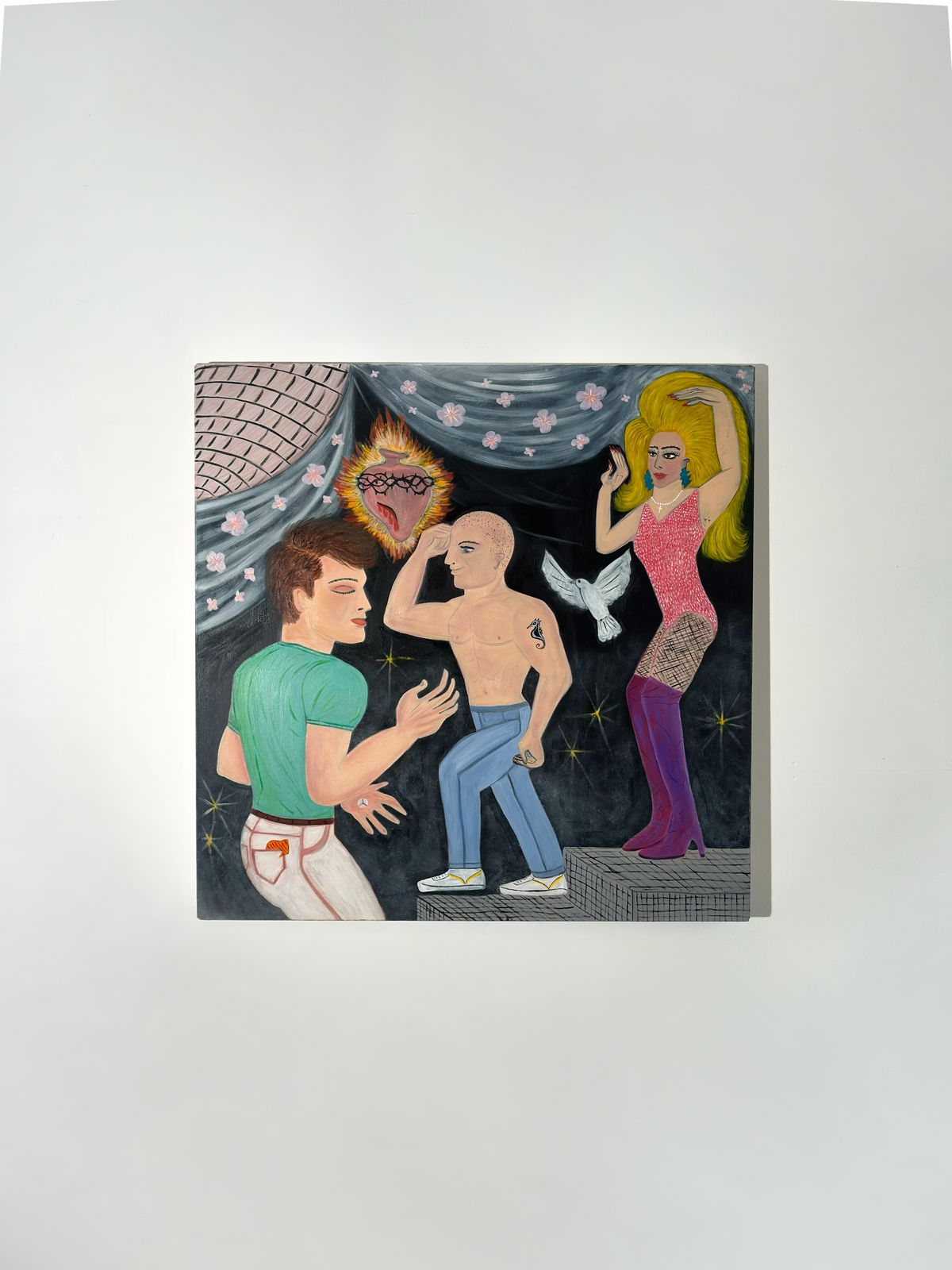 Contemporary Figurative Oil Painting ‘All Muscle’ By Steven E Robertson, Scotland, 2025 photo for sale