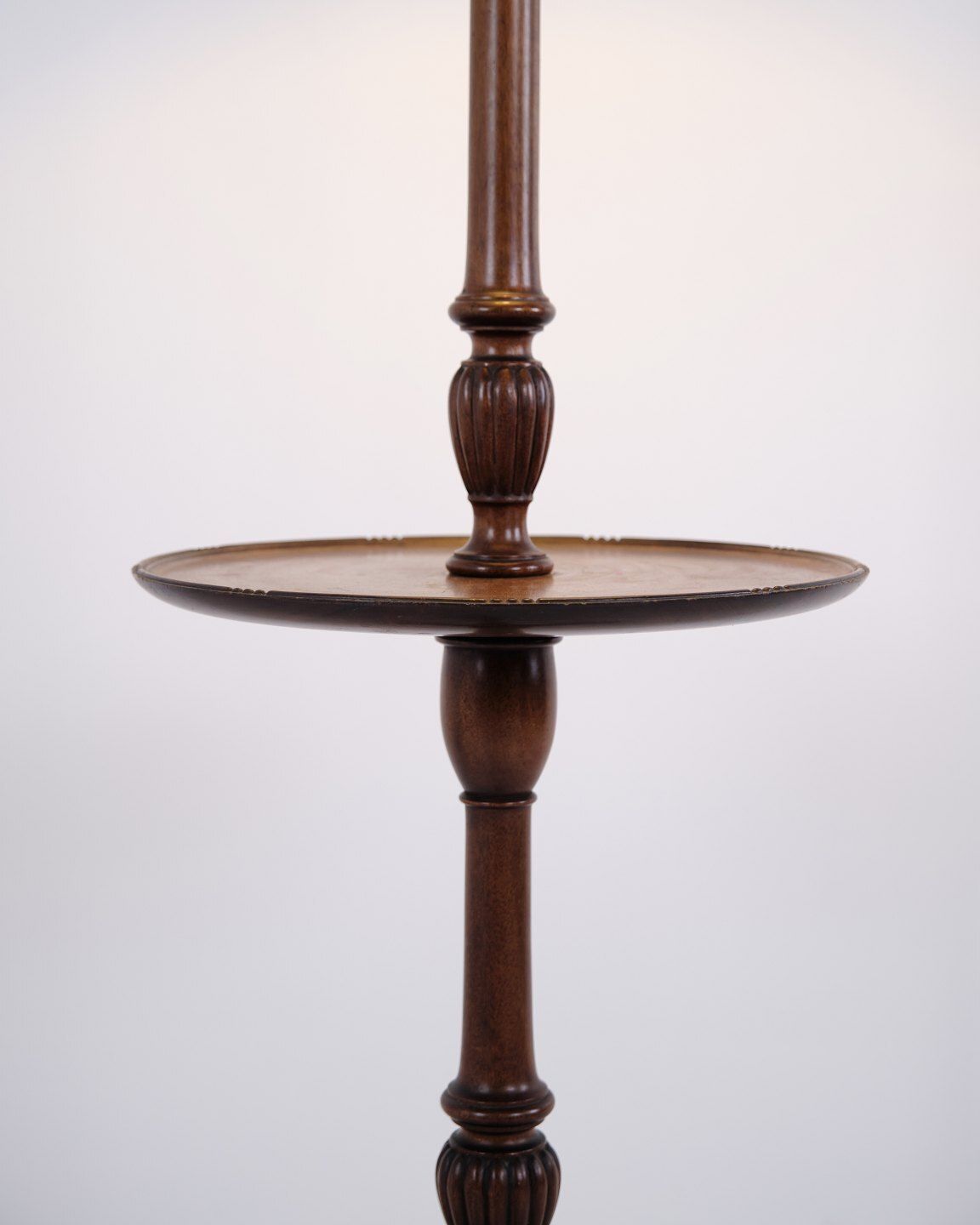 Floor Lamp / Standard Lamp With Mahogany Table In Late Empire Style photo 795.0