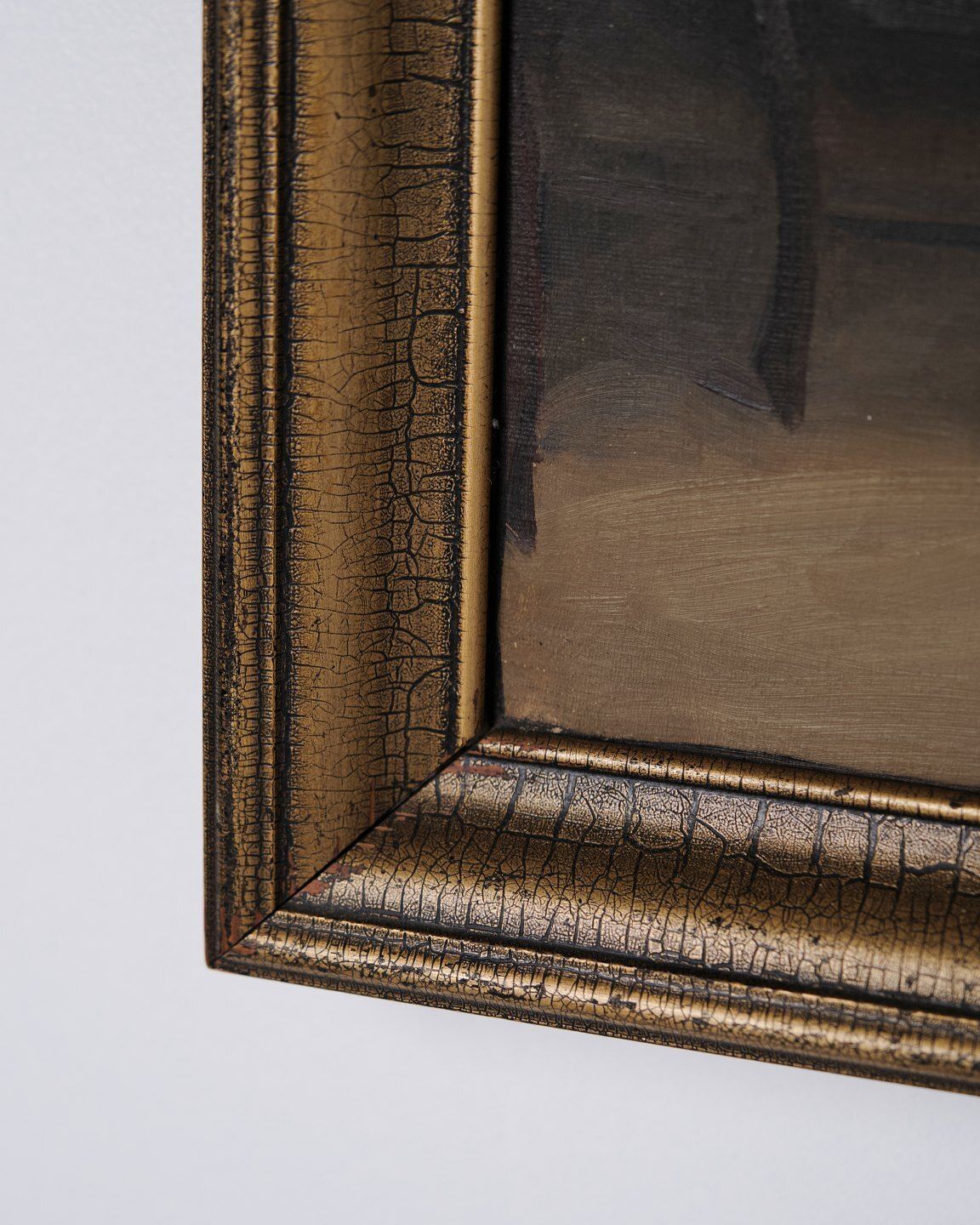 Interior Painting “Lady At The Piano” In Gilt Frame From The 1930s photo Art