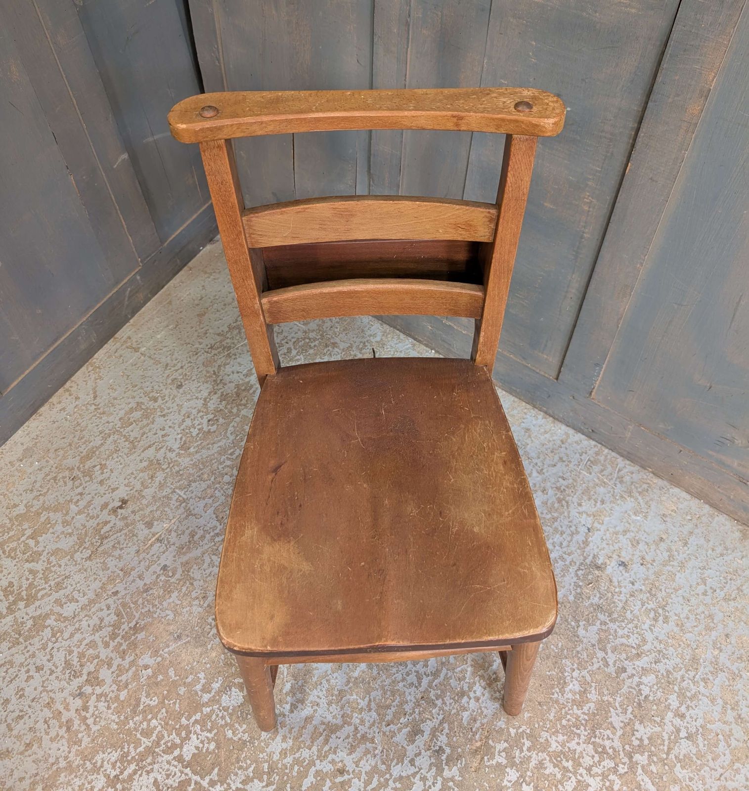 1960’s Vintage Classic Ladderback Beech Church Chapel Chairs photo furniture