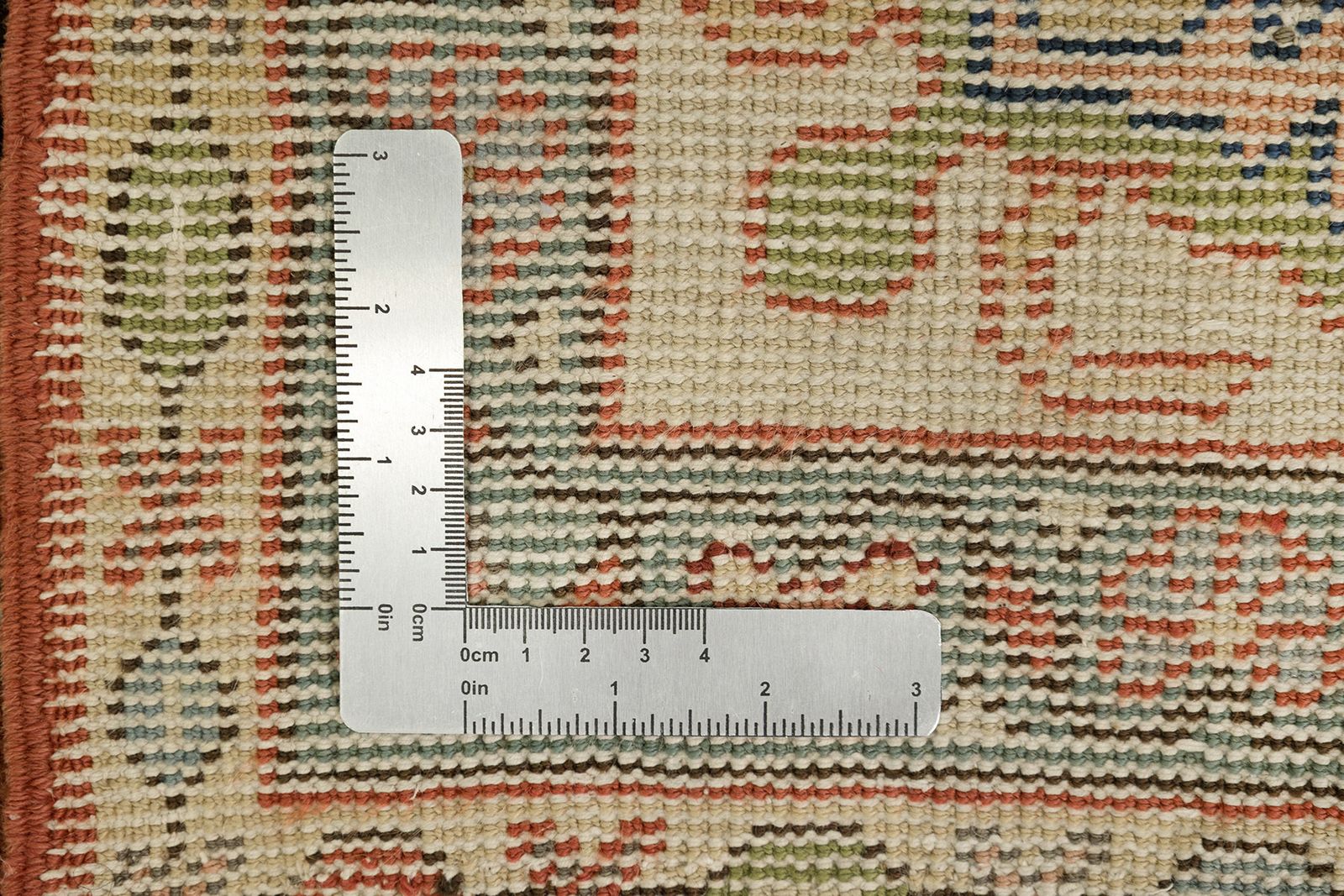 Antique Turkish Sultanabad Rug, 1920, Terracotta And Ivory photo vinterior