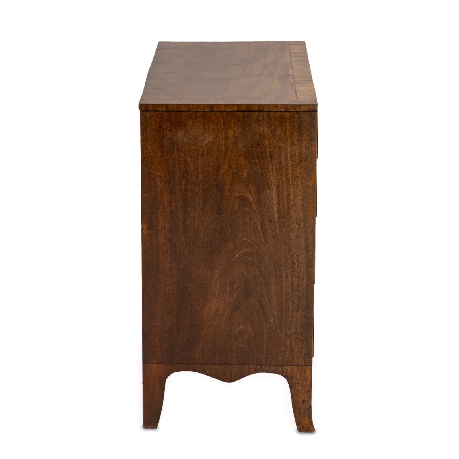 photo furniture Late George III / Regency Inlaid Mahogany Caddy Top Chest Of Drawers C.1800–1820