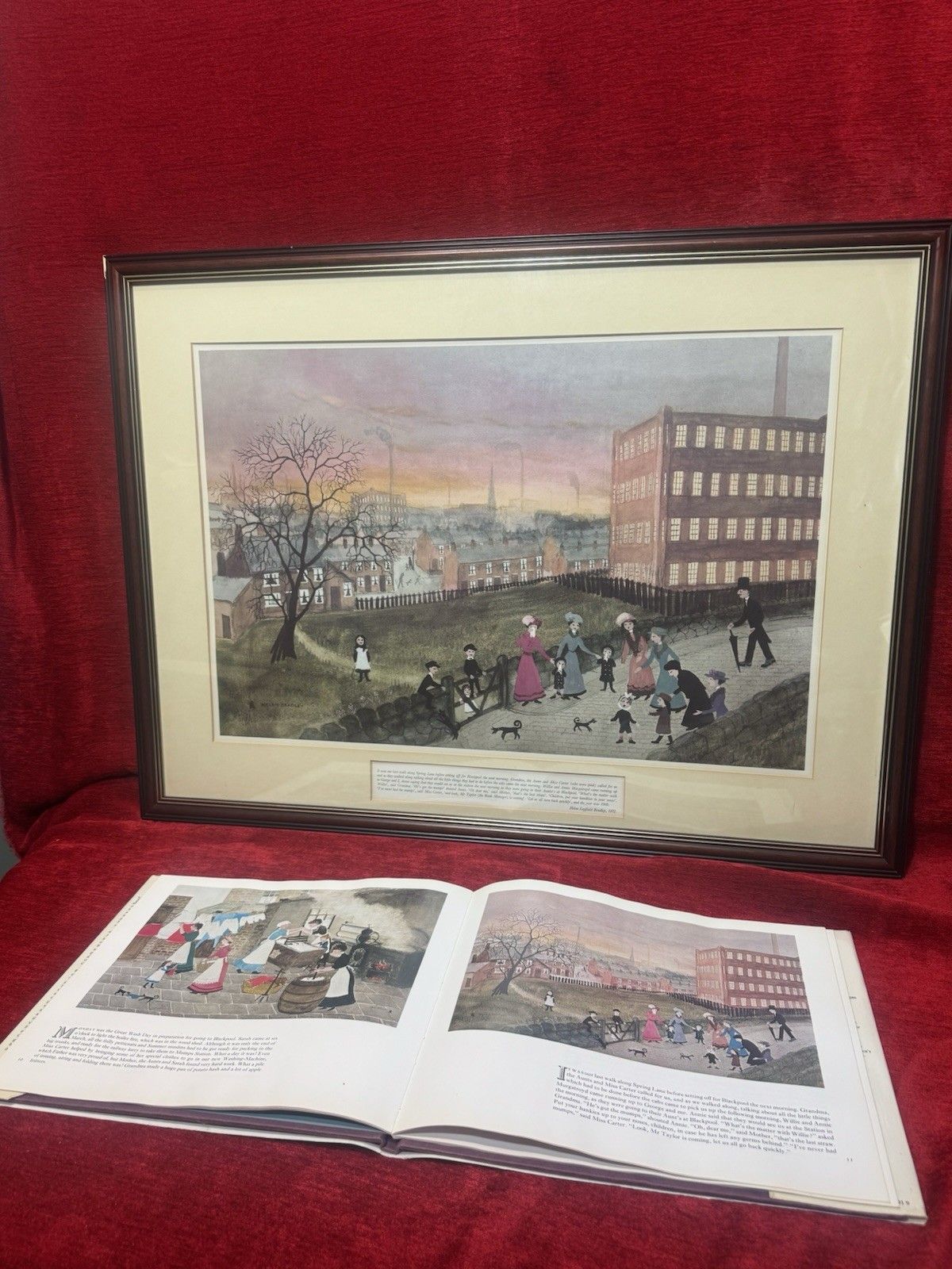 375.0 Helen Layfield Bradley (1900 1979) Framed Print Titled Spring Walk photo