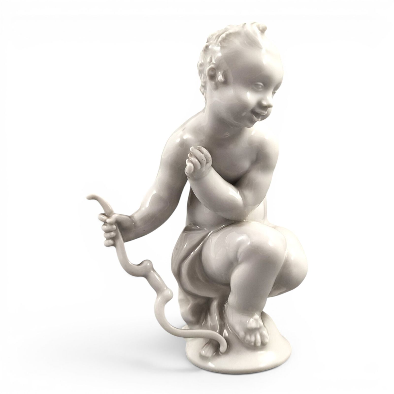 Meissen Blanc de Chine figuur van Amor, Paul Scheurich, ca. 1910-1924