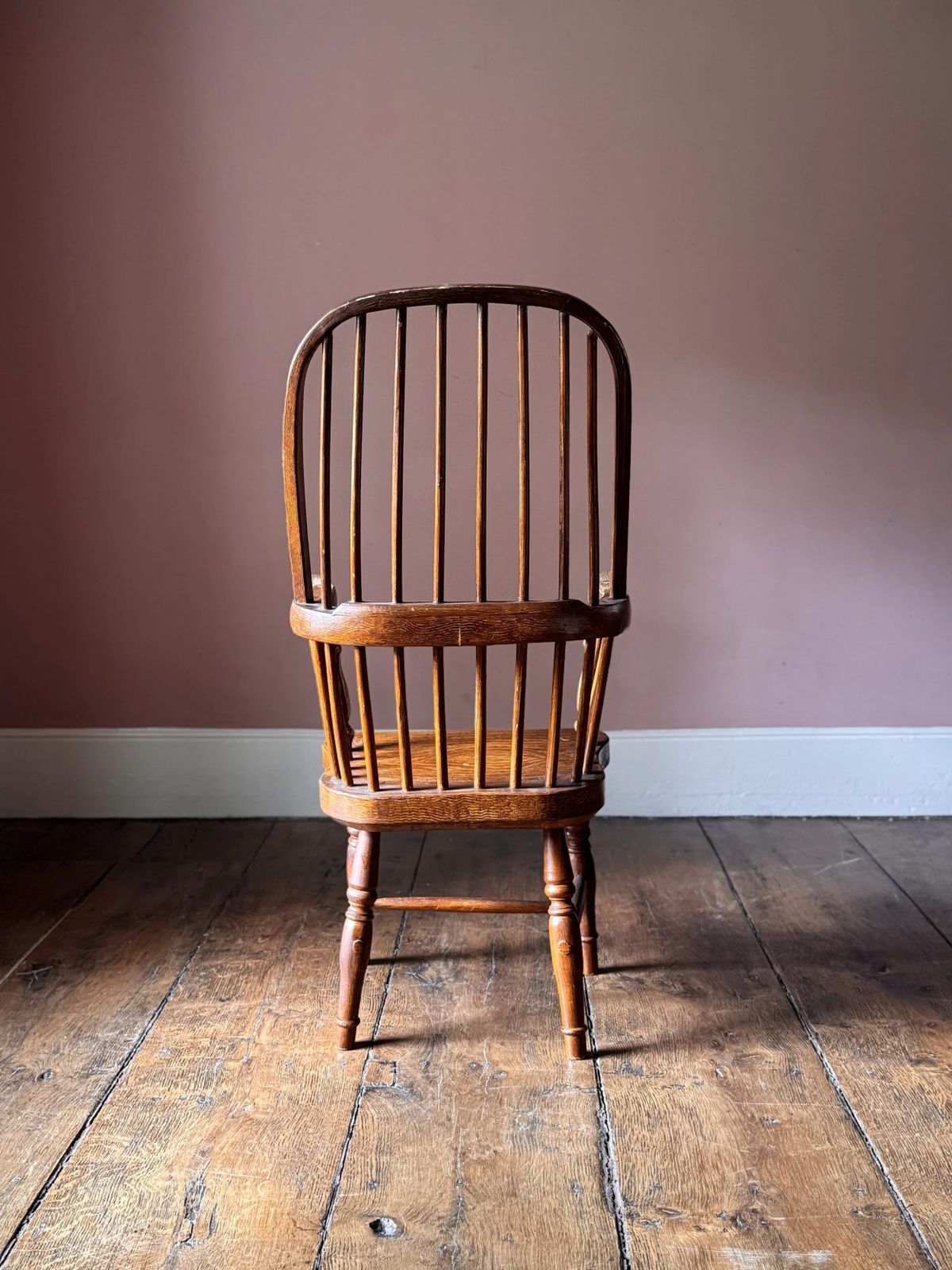 19th Century Welsh Stick Chair With Original Scumble Paint Finish photo vinterior