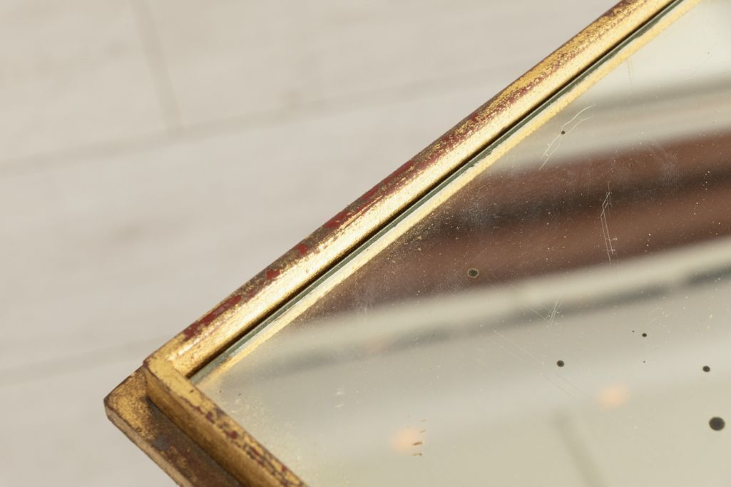 Antiqued Glass & Gilt Console Table In The Manner Of Maison Ramsay C.2005 photo Furniture
