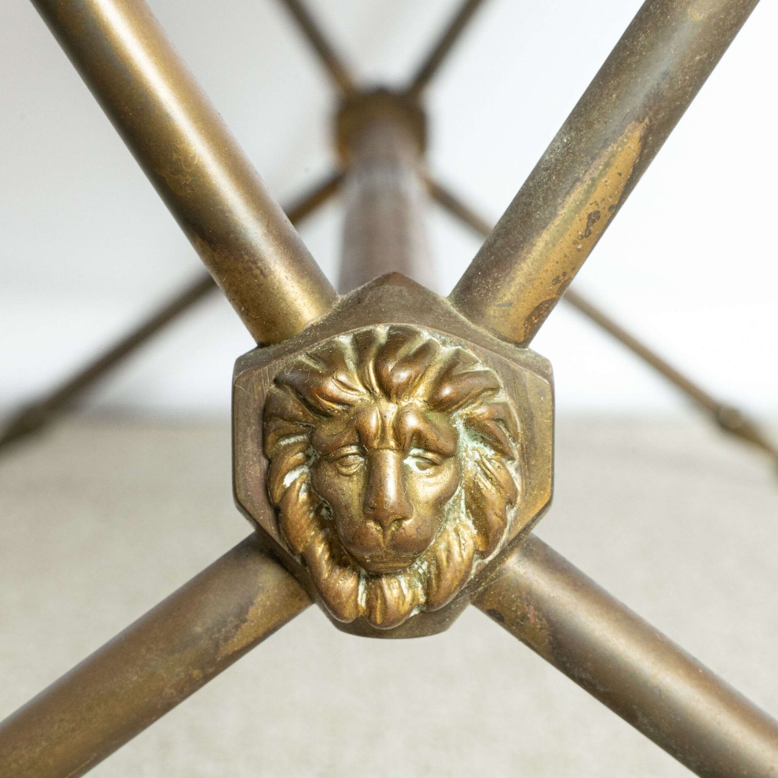 French 1950's Black Glass And Brass Coffee Table By Raphael Raffel photo furniture