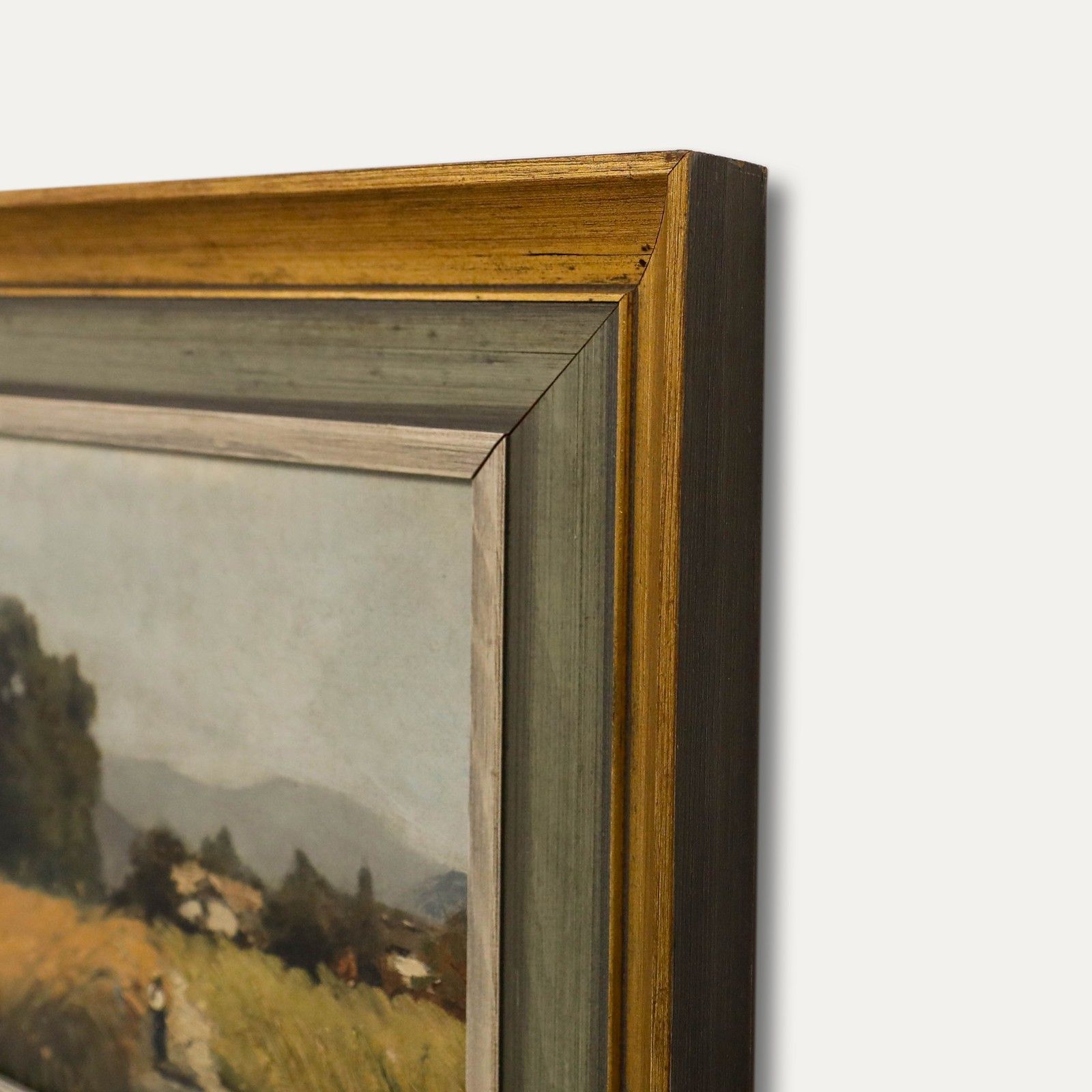 Early 20th Century Oil In The Cornfield photo vinterior