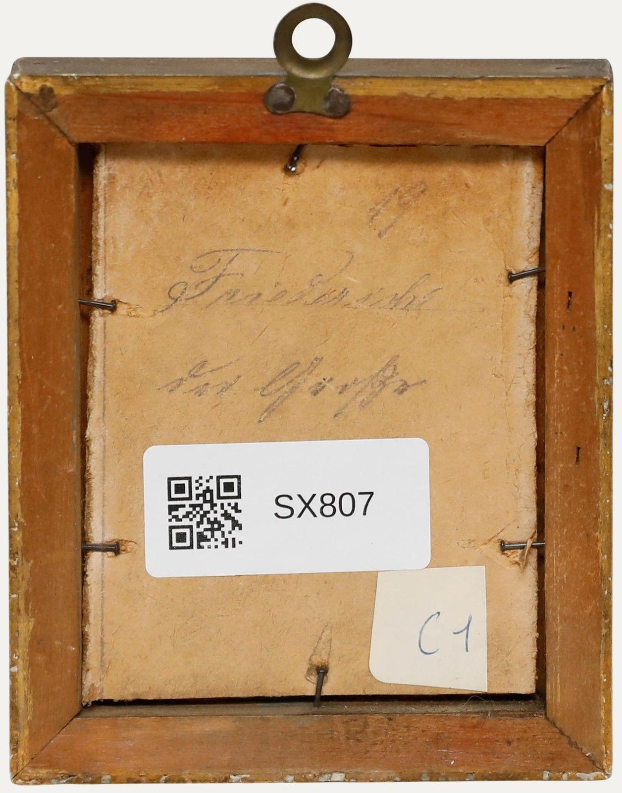 German School Miniature 19th Century Oil, Frederick The Great photo Art