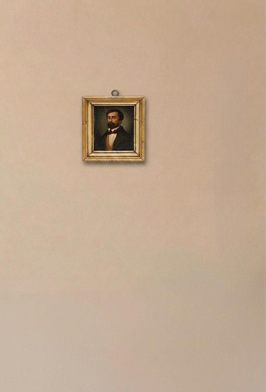 German School Miniature 19th Century Oil, Ludwig Simon photo for sale