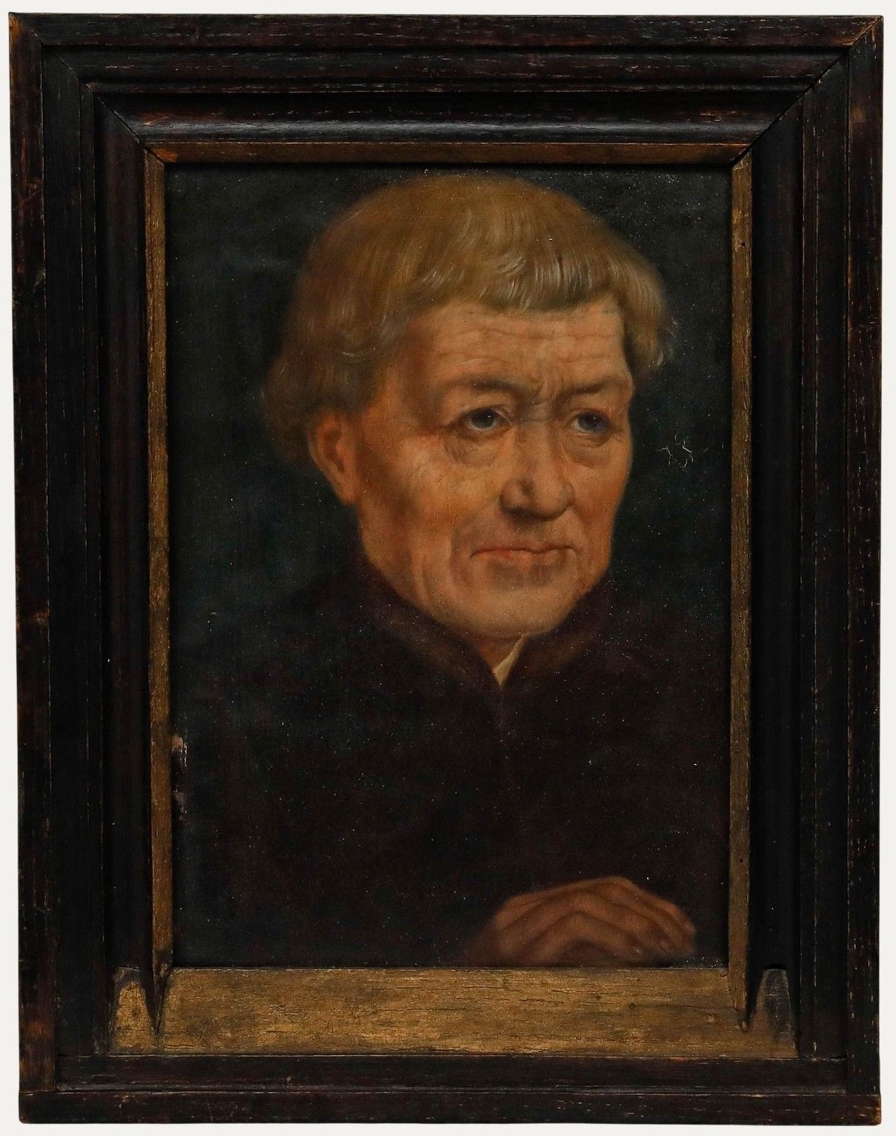 After Hans Memling (1430 1494) 19th Century Oil, Portrait Of An Old Man