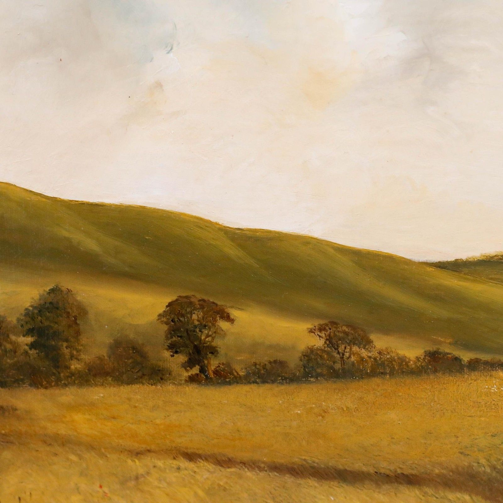 Early 20th Century Oil The Wheat Field photo 275.0