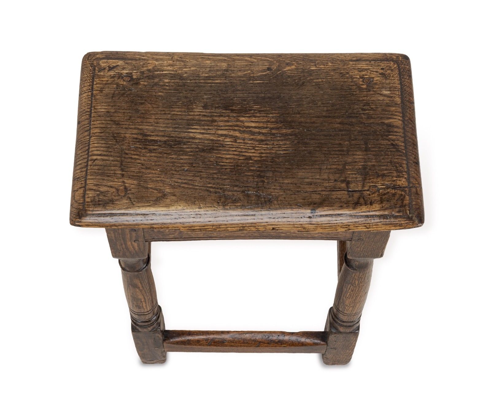 Late 17th / Early 18th Century English Oak Joint Stool, C.1680–1720 photo for sale