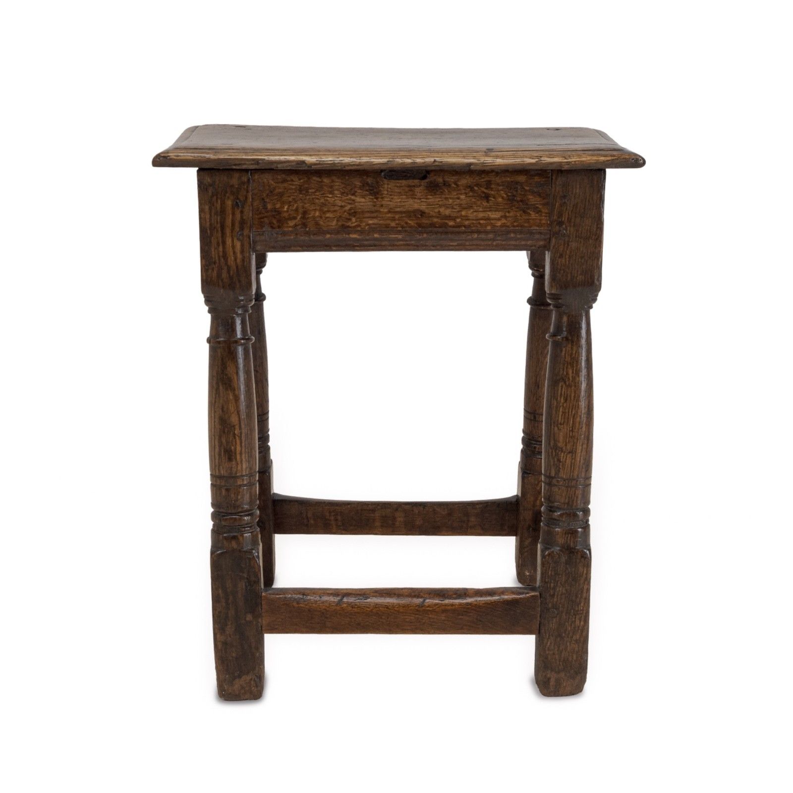 photo for sale Late 17th / Early 18th Century English Oak Joint Stool, C.1680–1720