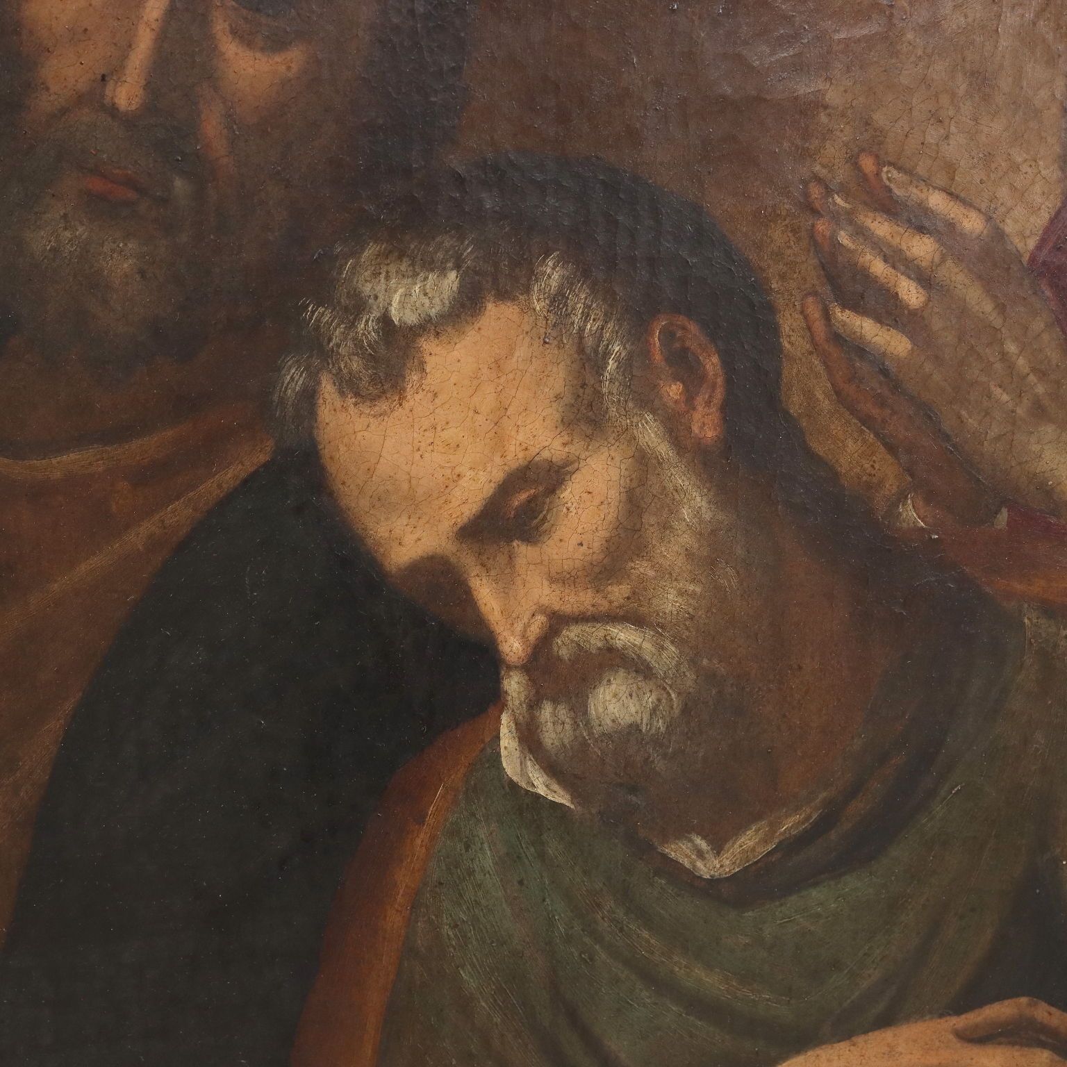 Religious Subject Oil On Canvas Italy XVII Century photo 4230.0