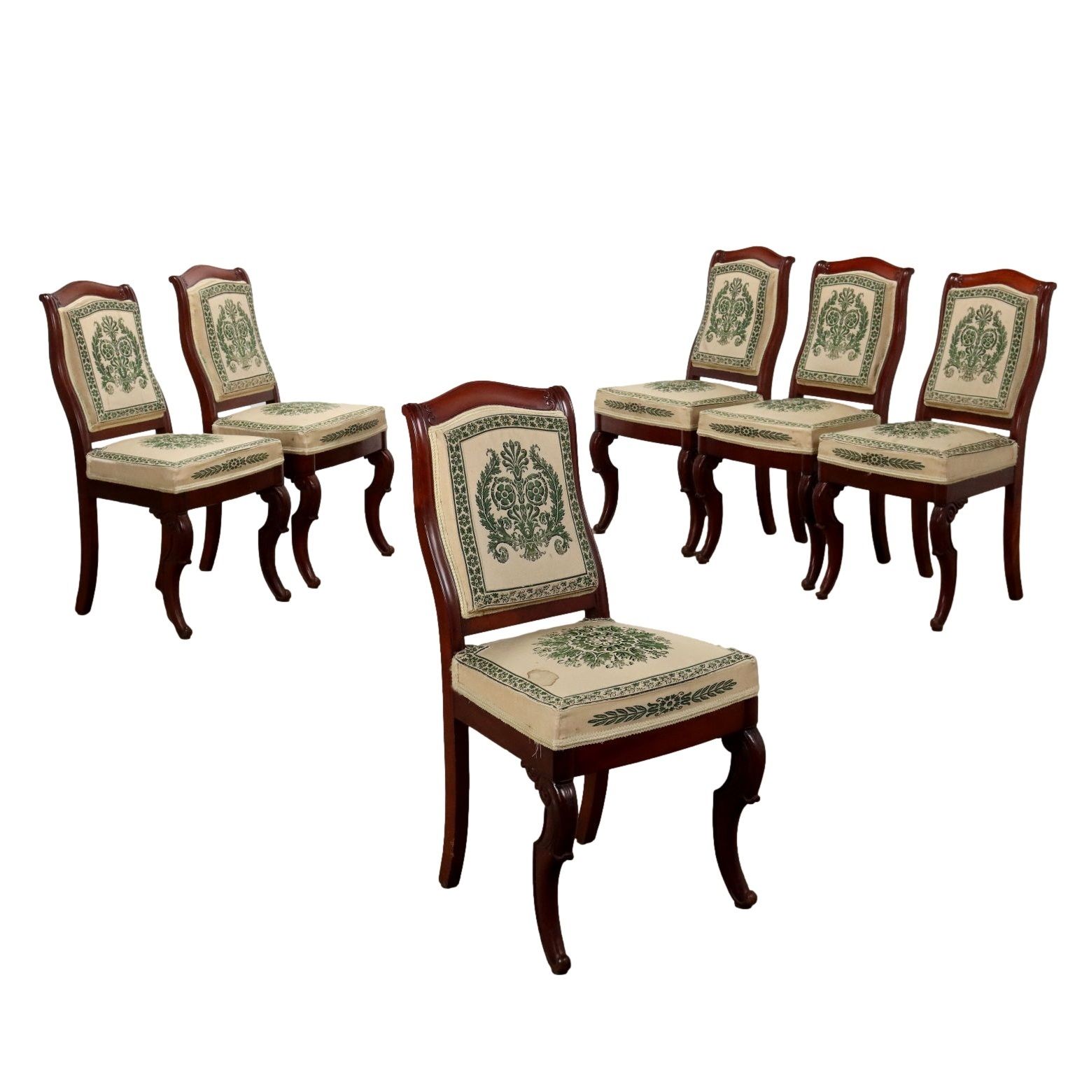 Chaises d'époque Louis-Philippe en acajou, France, XIXe siècle
