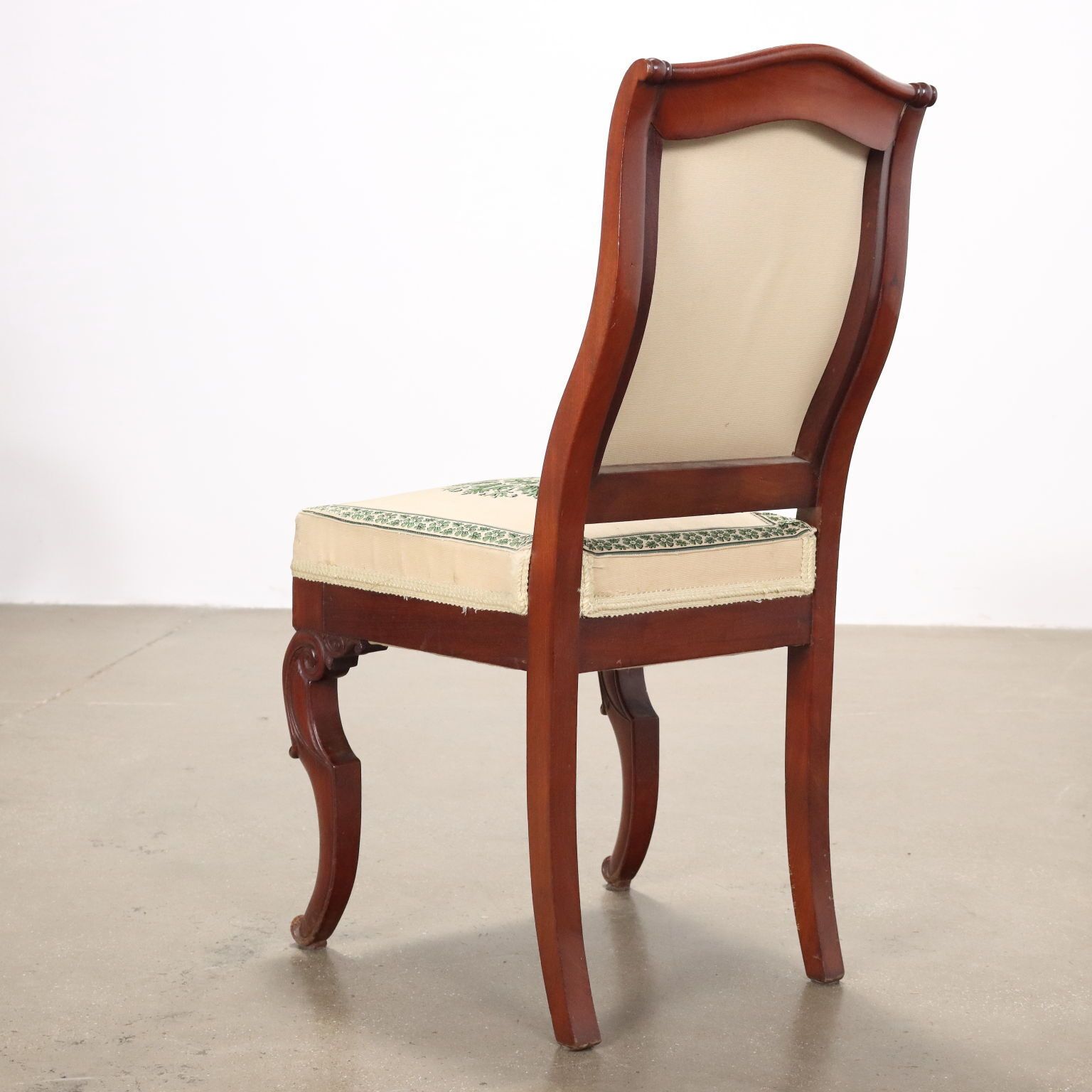 Chaises d'époque Louis-Philippe en acajou, France, XIXe siècle photo vintage