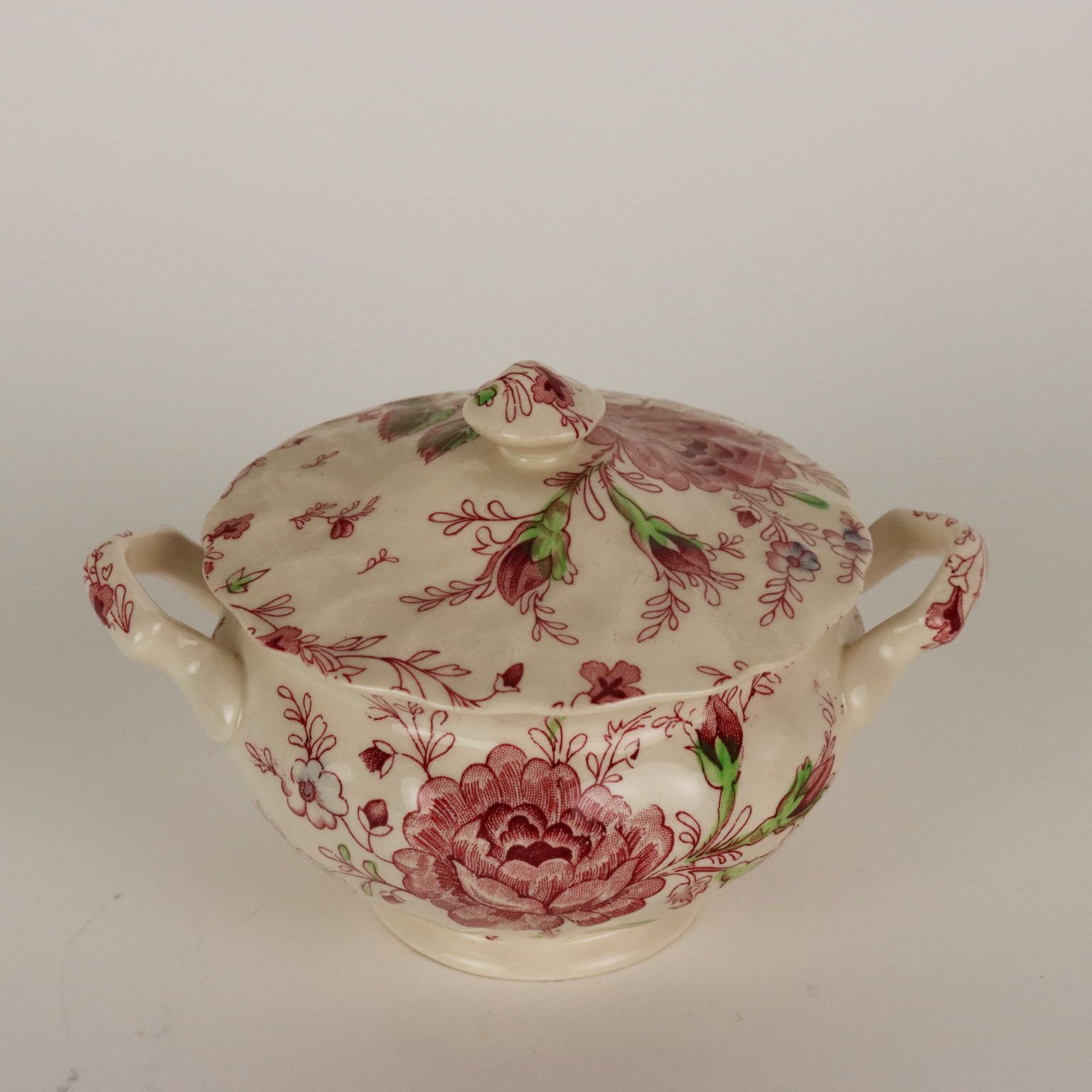 Antiek Koffieservies Porselein Johnson Bros. Rose Chintz '900 photo buy