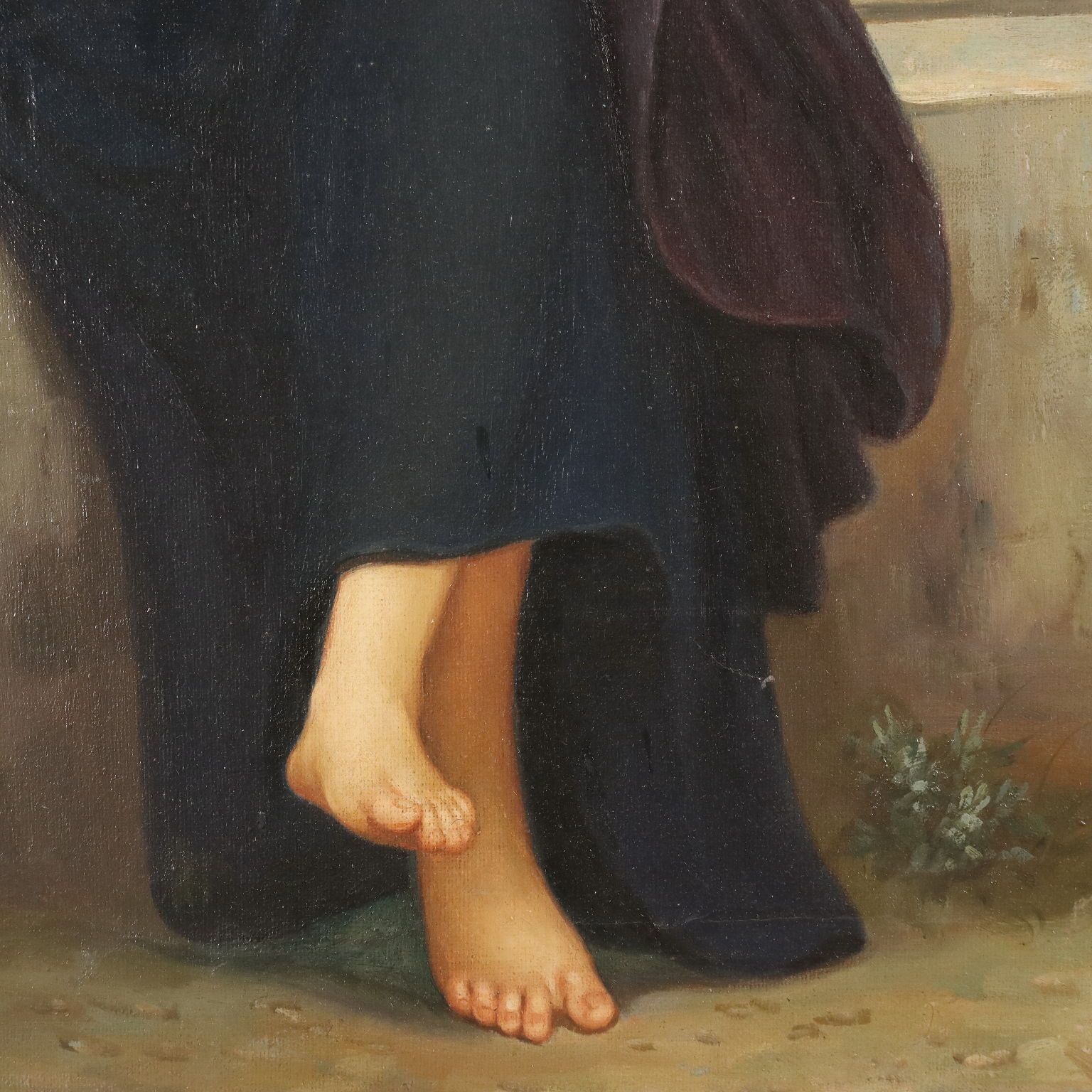 photo furniture Antique Painting Copy From A. William Bouguereau XX Century