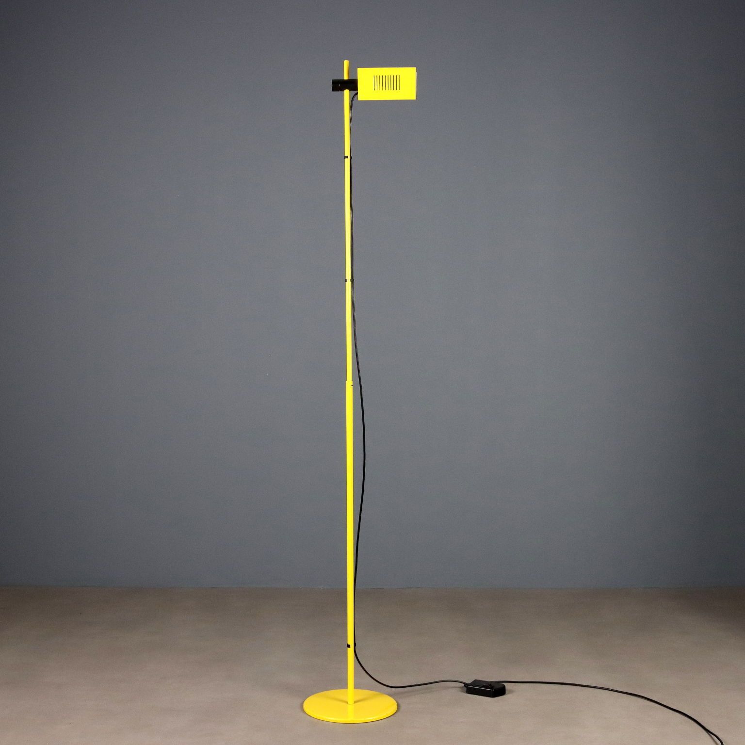 Vintage Floor Lamp Metal Aluminium Design Italy 1980s photo buy